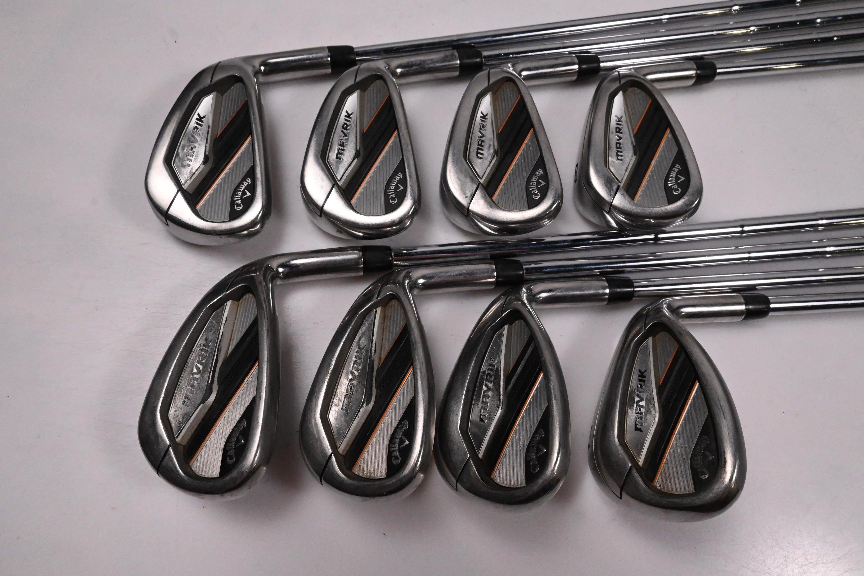 Callaway Mavrik Irons / 5-PW+GW+SW / X-Flex Elevate Tour Shafts