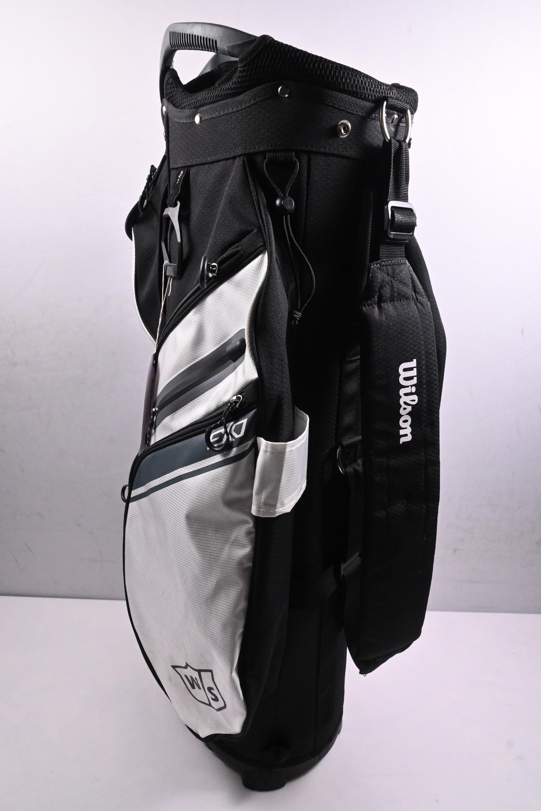 Wilson EXO Cart Bag / 14-Way Divider / Black & White
