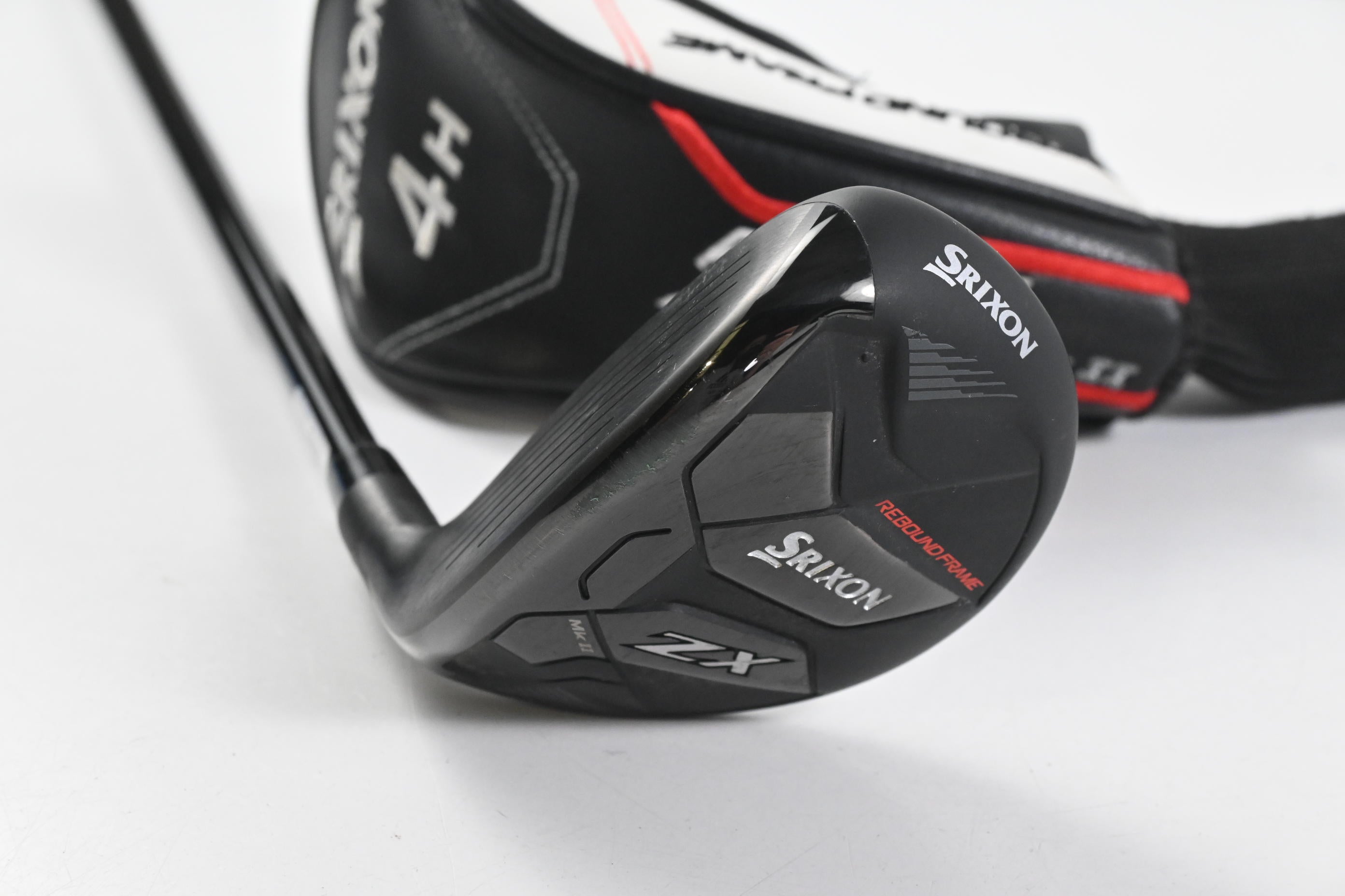 Left Hand Srixon ZX Mk II 2023 #4 Hybrid / 22 Degree / Regular Flex Hzrdus Smoke