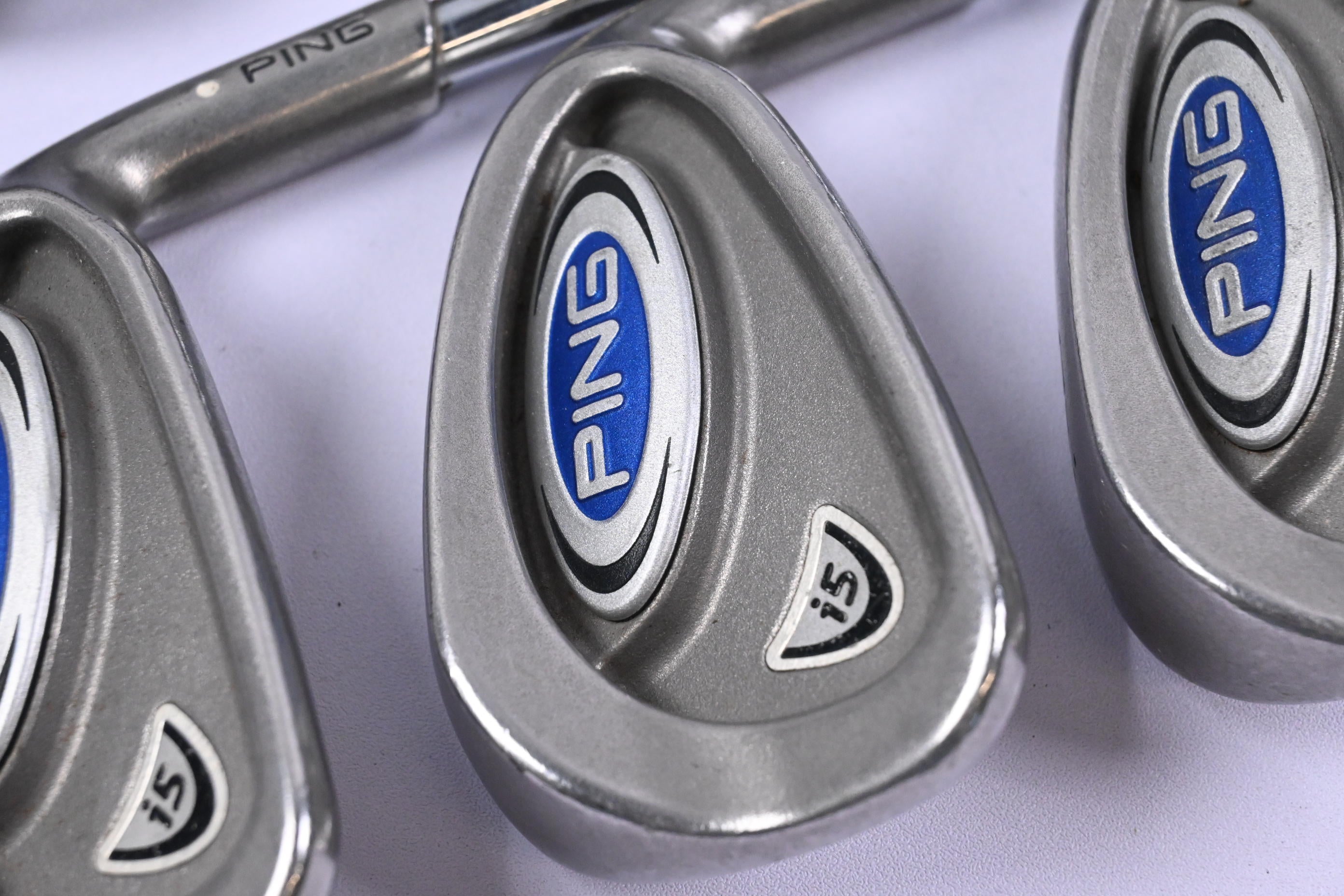 Ping i5 Irons / 3-PW / White Dot / Stiff Flex Steel Shaft