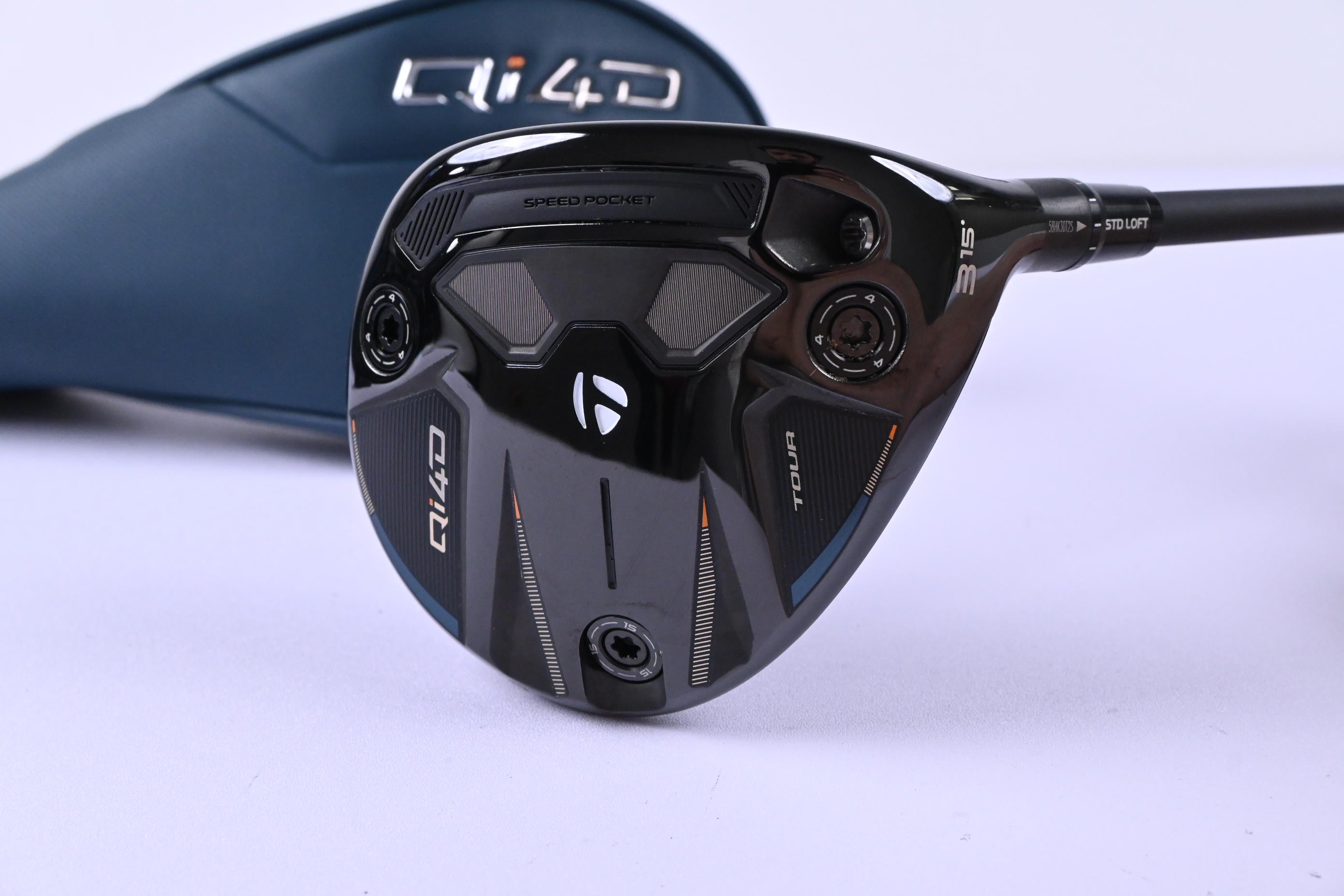 Taylormade Qi4D Tour #3 Wood / 15 Degree / Stiff Flex REAX White 75 Shaft