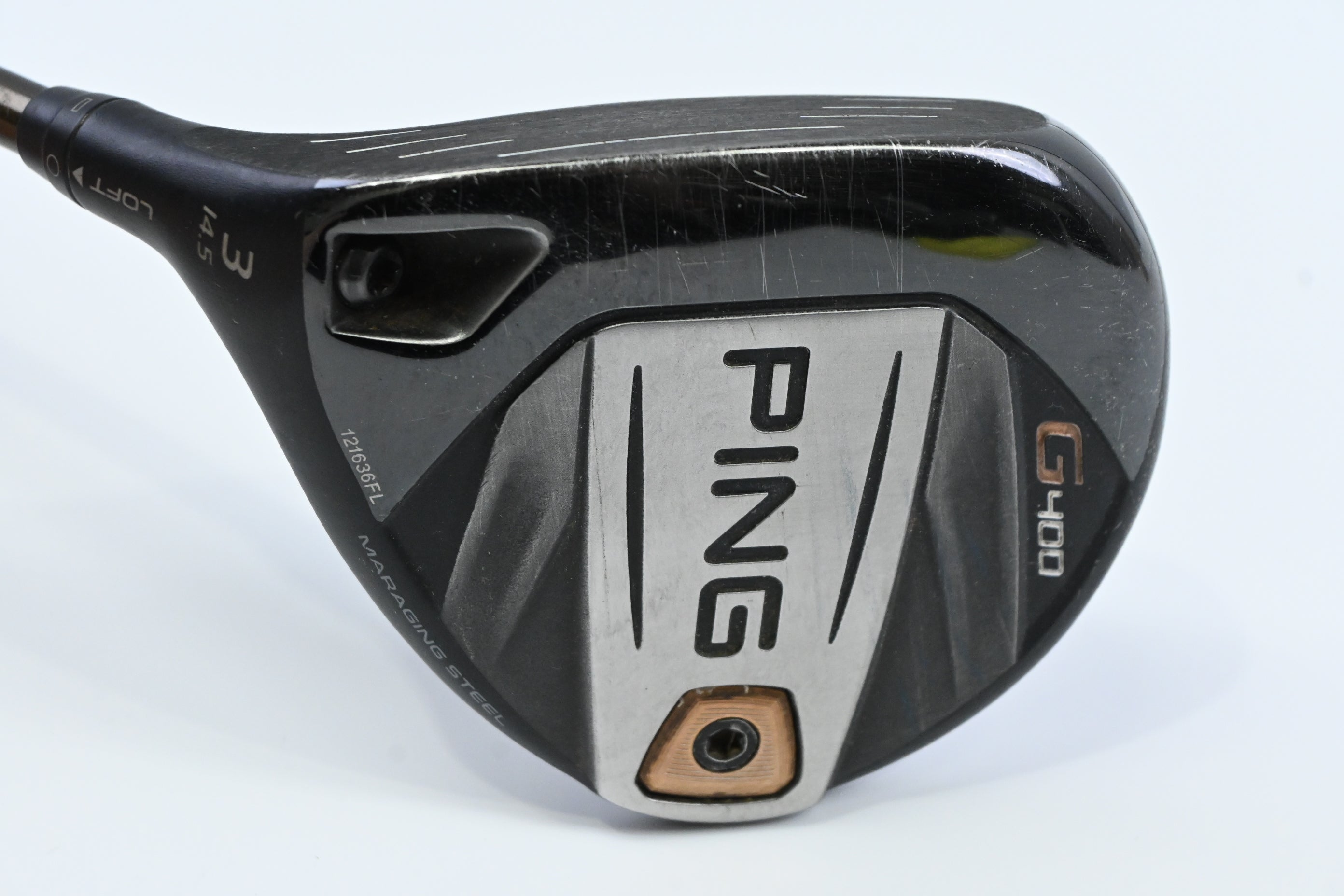 Left Hand Ping G400 #3 Wood / 14.5 Degree / Senior Flex Ping Alta CB 55 Shaft