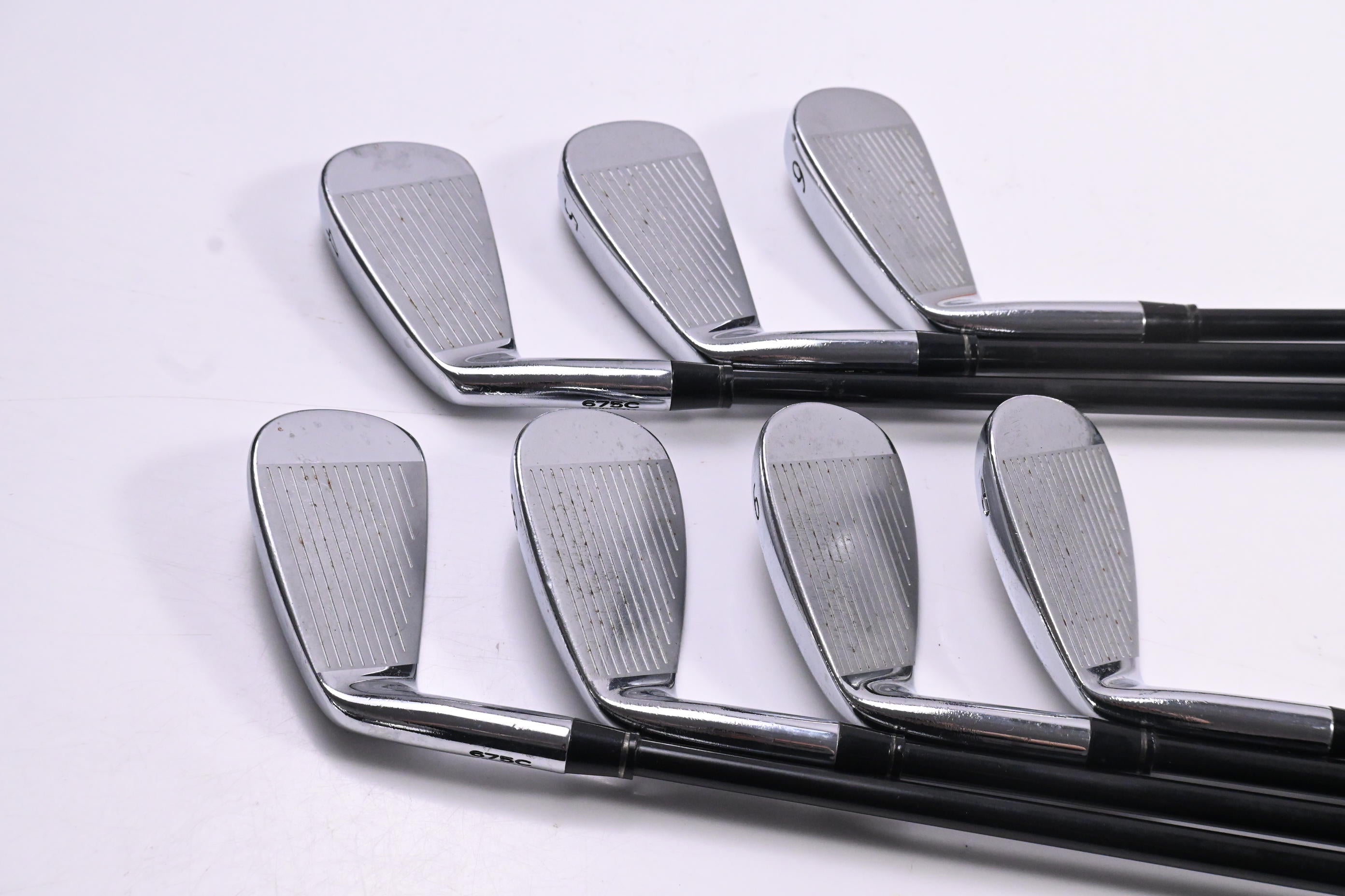 Snake Eyes Irons / 4-PW / Regular Flex Graffaloy Attack Lite Shafts