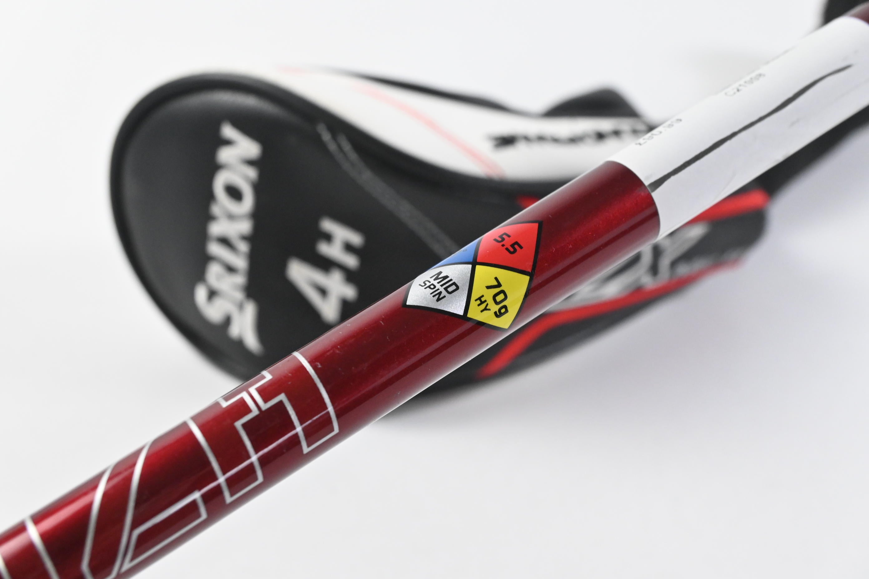 Left Hand Srixon ZX Mk II 2023 #4 Hybrid / 22 Degree / Regular Flex Hzrdus Smoke