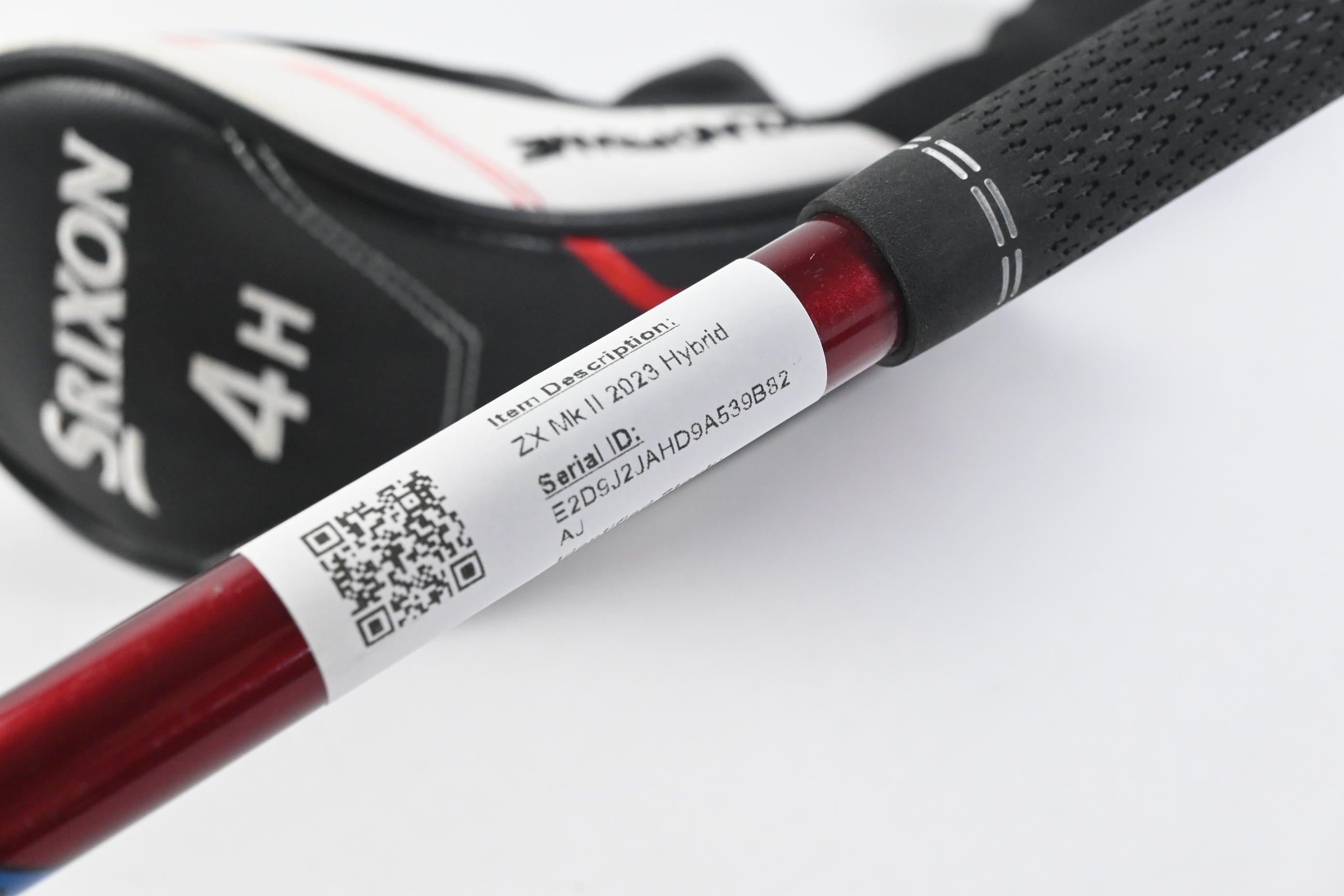 Left Hand Srixon ZX Mk II 2023 #4 Hybrid / 22 Degree / Regular Flex Hzrdus Smoke