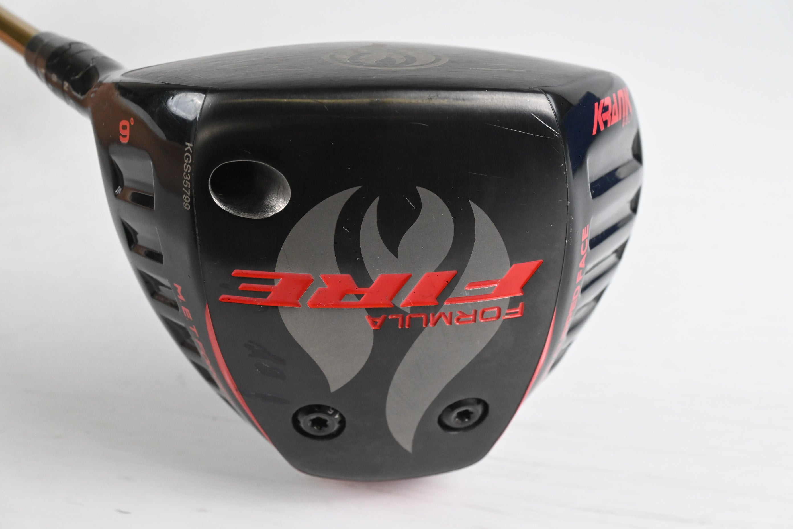 Left Hand Krank Formula Fire Driver / 9 Degree / Stiff Flex UST Mamiya Atlas 30