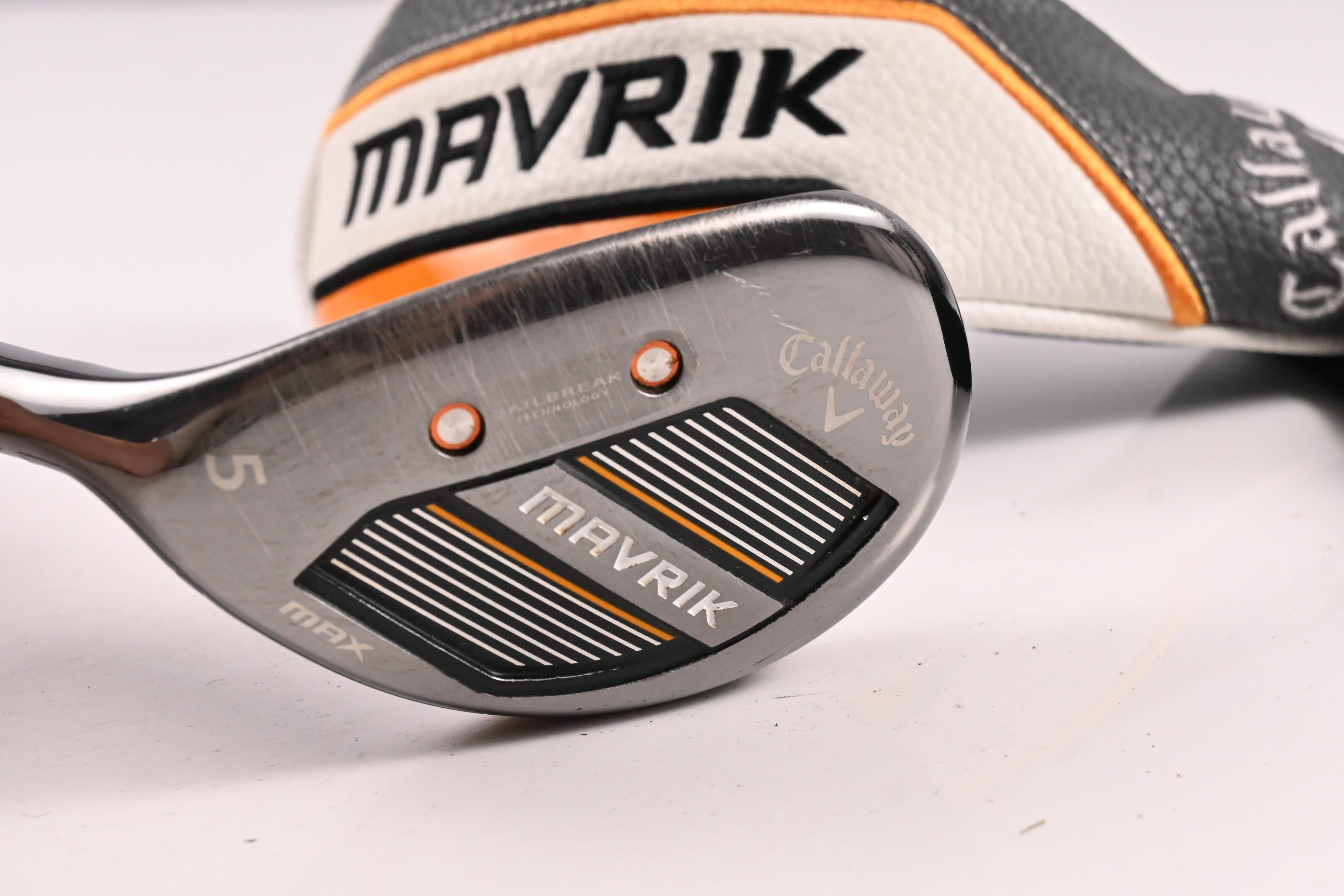 Left Hand Callaway Mavrik Max #5 Hybrid / 24 Degree / Regular Flex Catalyst 65