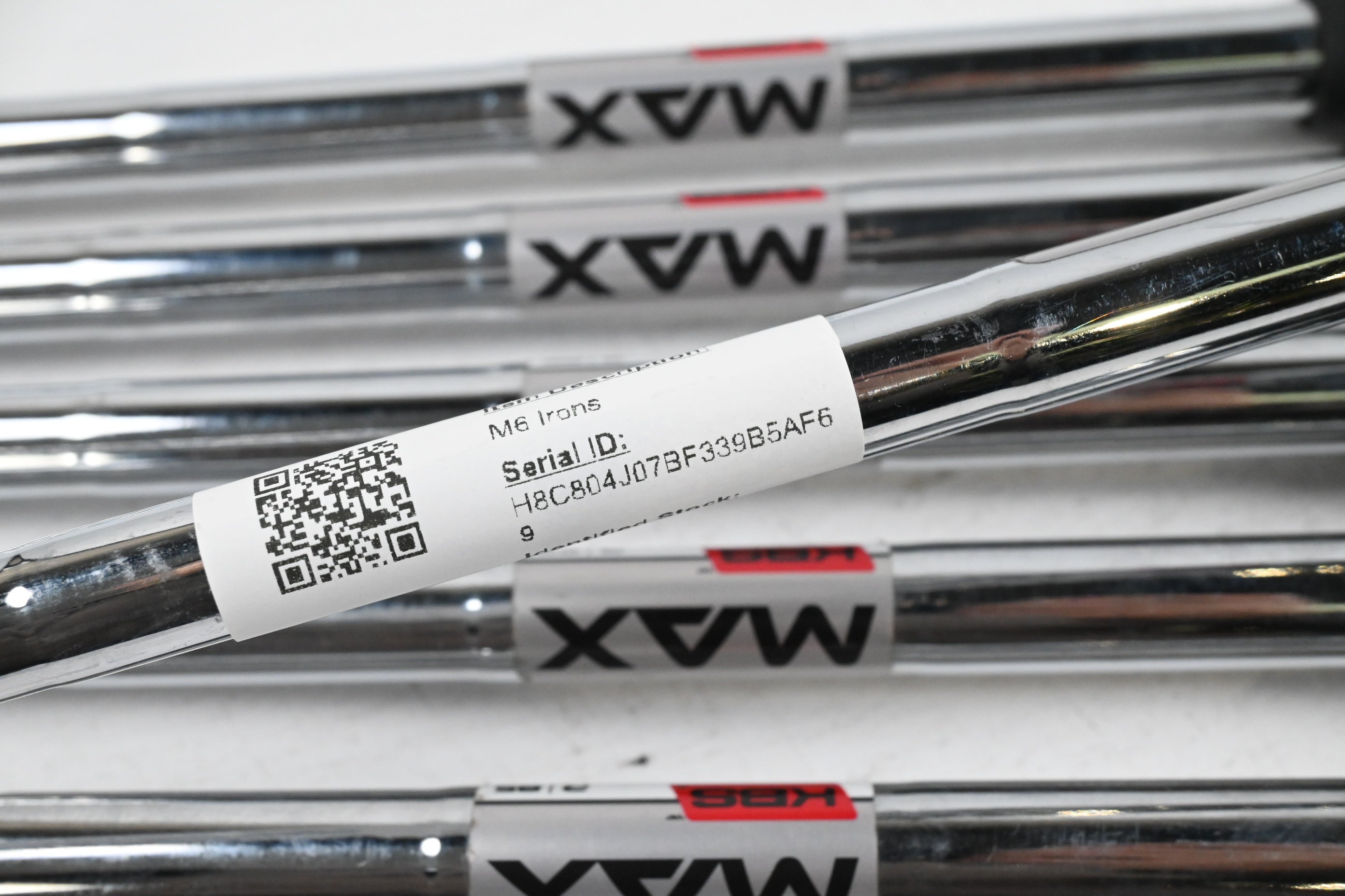 Taylormade M6 Irons / 5-PW / Regular Flex KBS MAX 85 Shafts