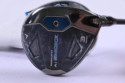 Callaway Paradym Ai Smoke Max #3 Wood / 15 Degree / Stiff Flex Tensei AV Blue 65