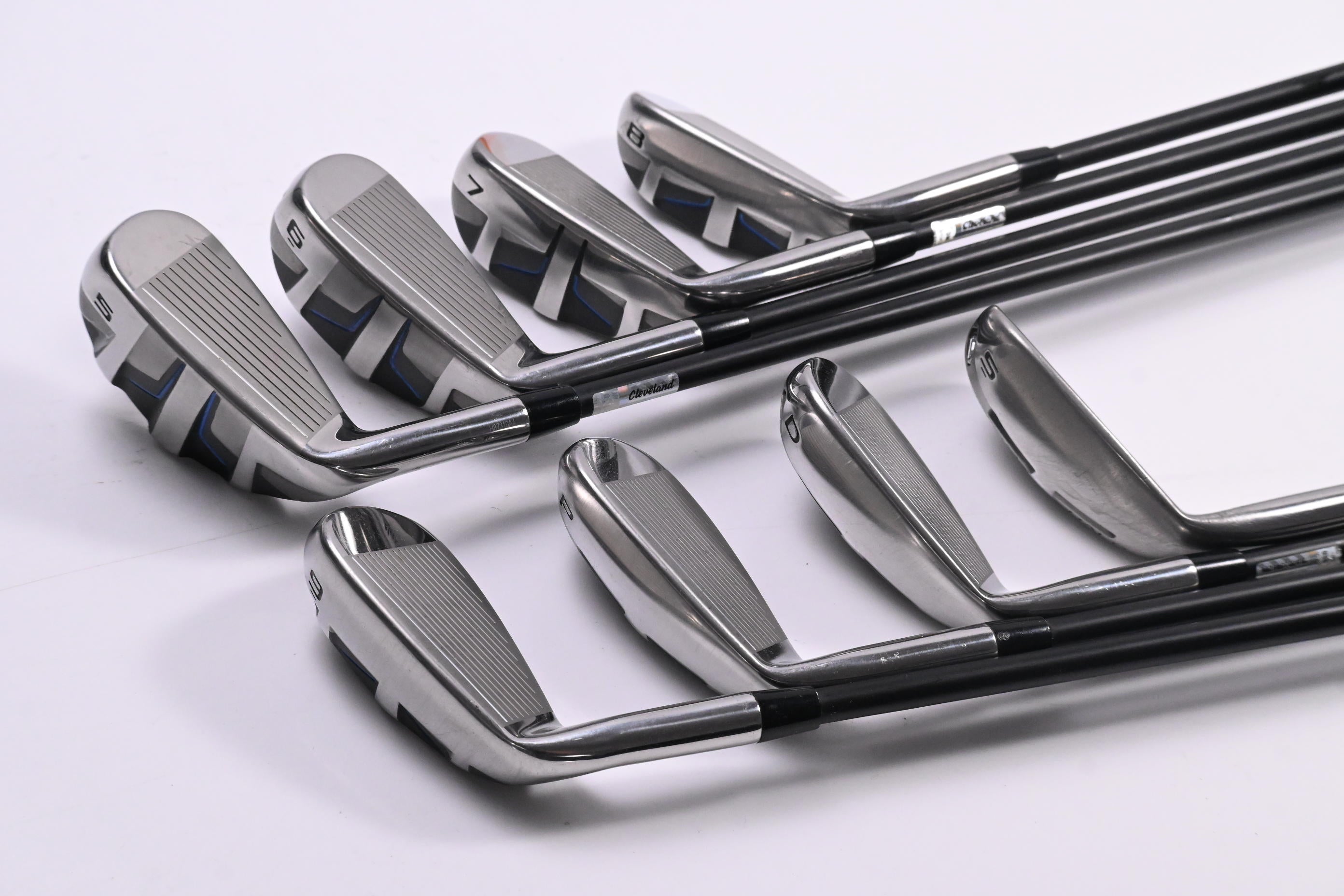 Cleveland Launcher XL Halo Irons / 5-PW+GW+SW / Senior Flex Cypher 50 Shafts