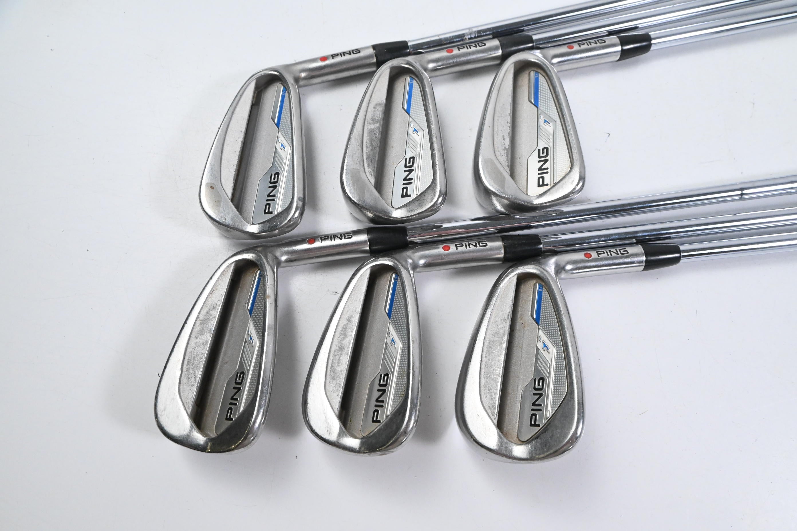 Ping i-Series E1 Irons / 5-PW / Red Dot / Regular Flex Ping CFS Distance Shafts