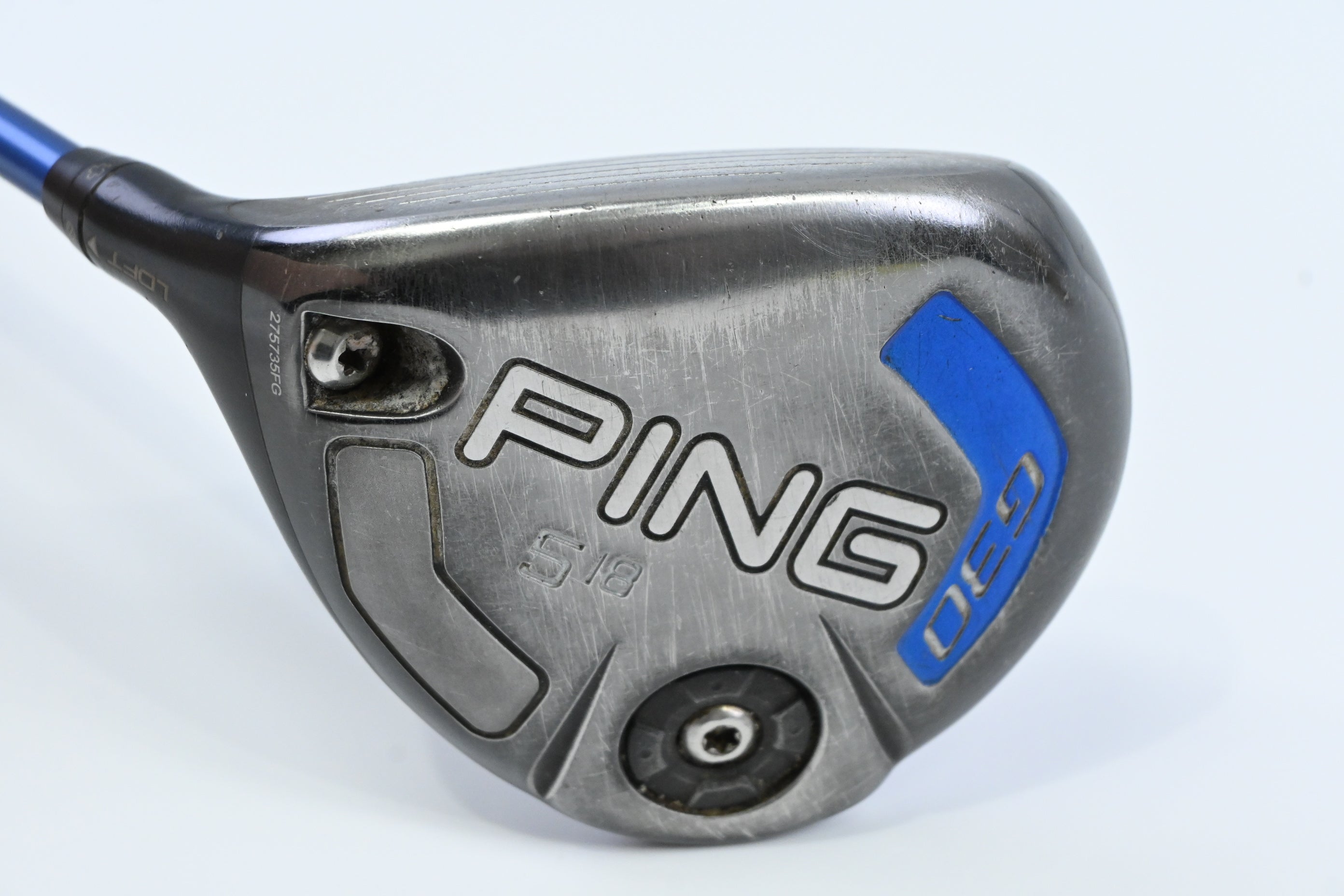 Left Hand Ping G30 #5 Wood / 18 Degree / Regular Flex Ping TFC 419 Shaft
