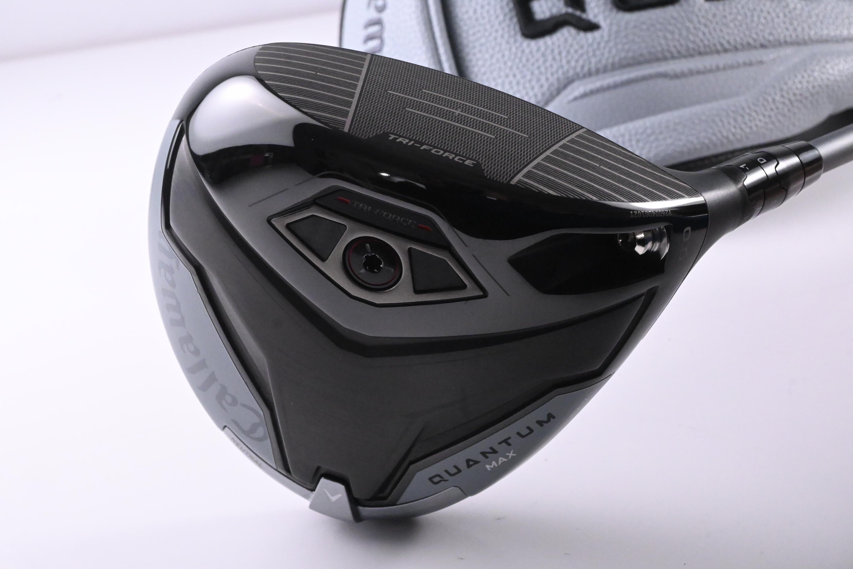 Callaway Quantum Max Driver / 9 Degree / X-Flex Denali Frost Silver 60 Shaft