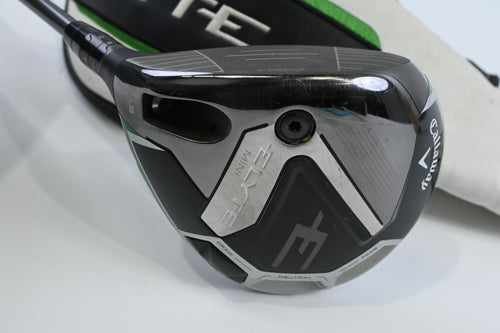Left Hand Callaway Elyte Mini Driver / 11.5 Degree / Stiff Flex Denali Charcoal
