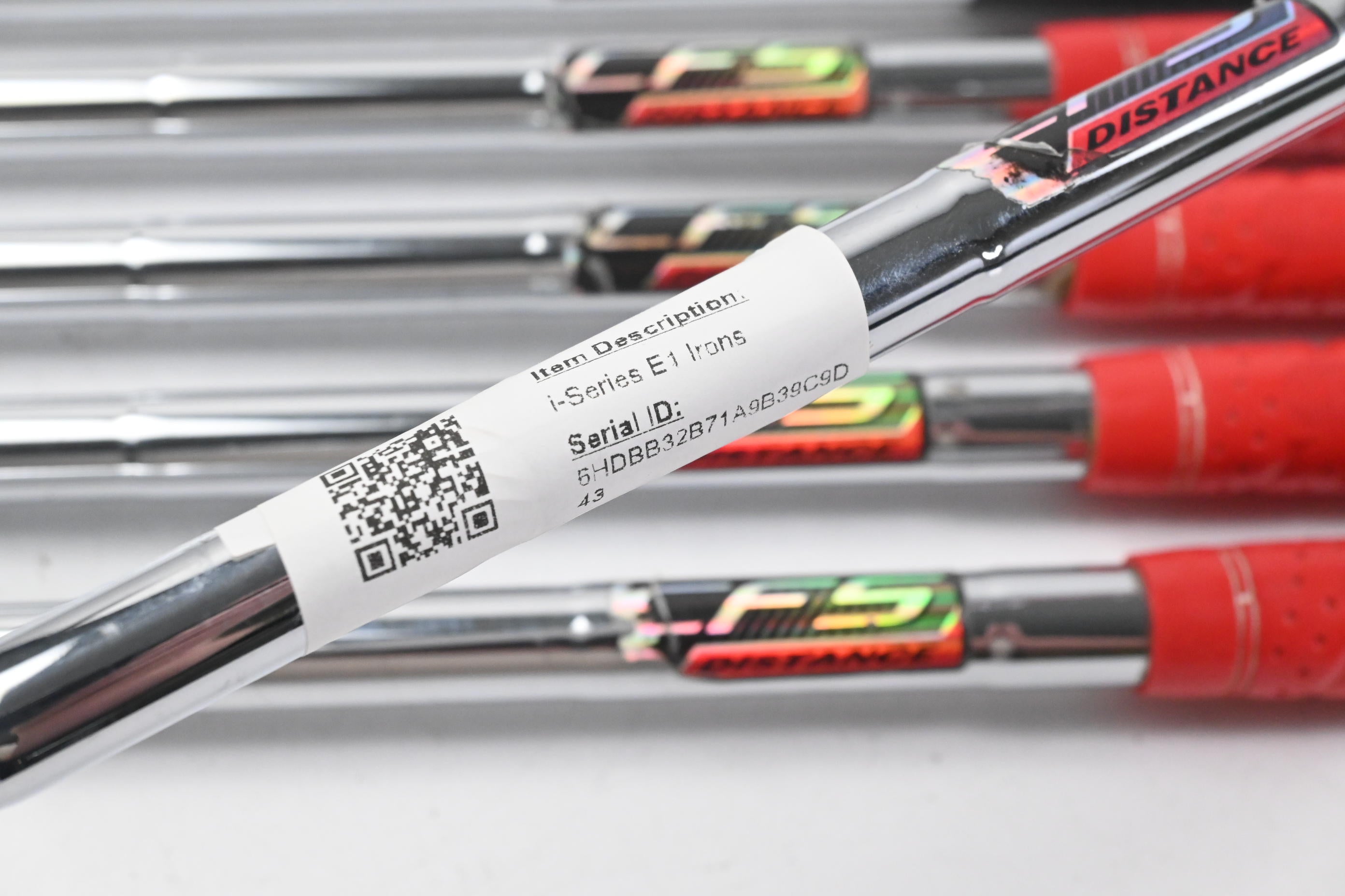 Ping i-Series E1 Irons / 5-PW / Red Dot / Regular Flex Ping CFS Distance Shafts