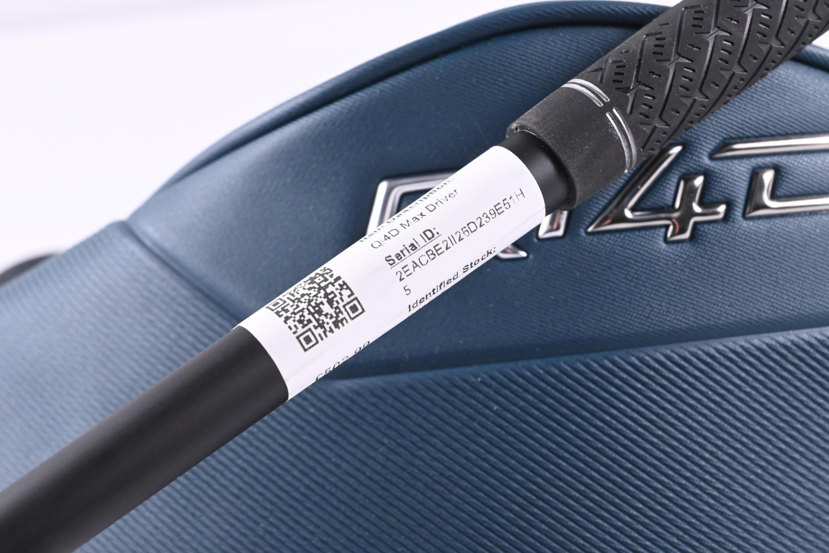 Taylormade Qi4D Max Driver / 12 Degree / Stiff Flex REAX Blue 50 Shaft