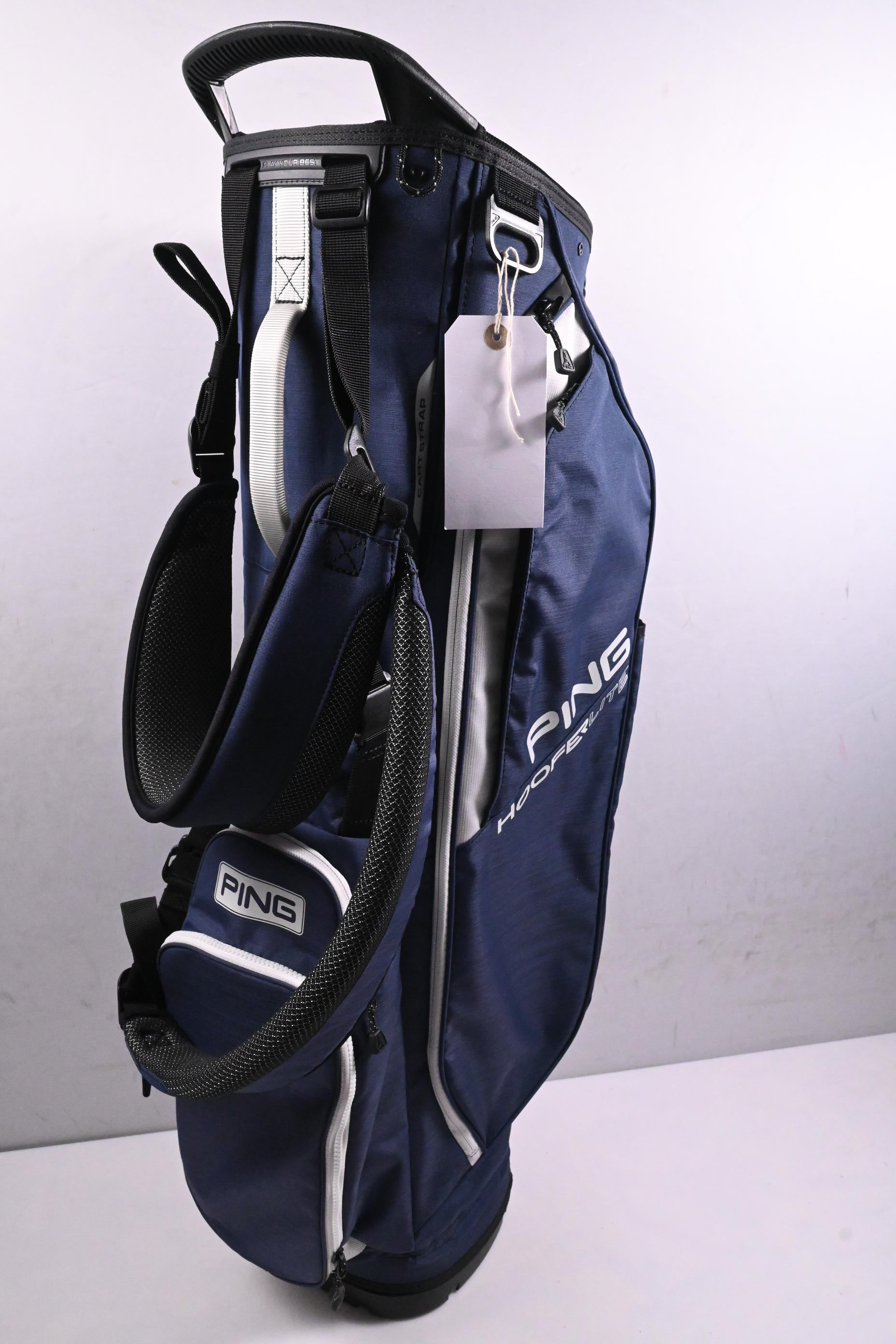 Ping HooferLite Stand Bag /4-Way Divider / Navy & Grey