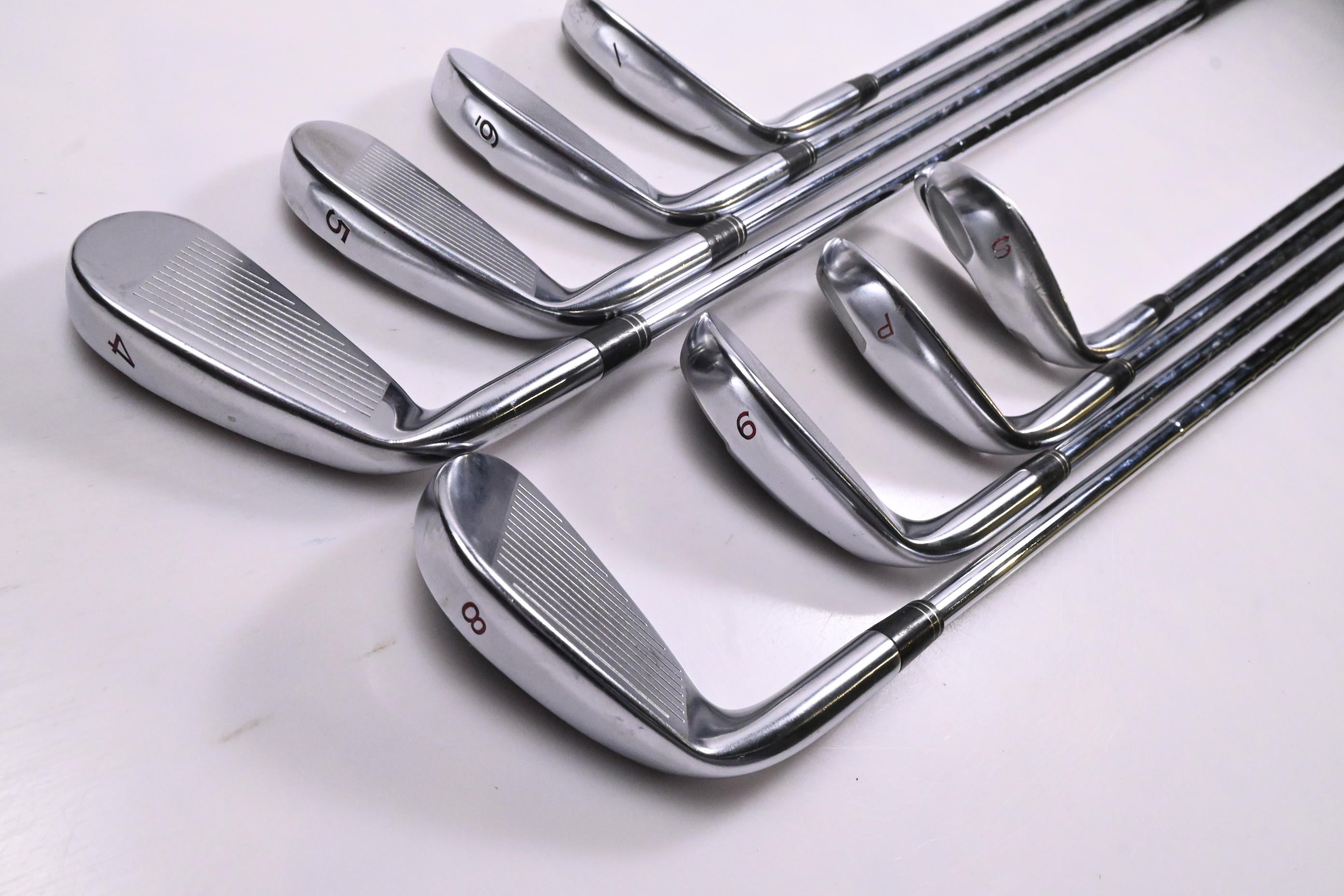Taylormade Tour Burner Irons / 4-PW+SW / Stiff Flex Steel Shafts