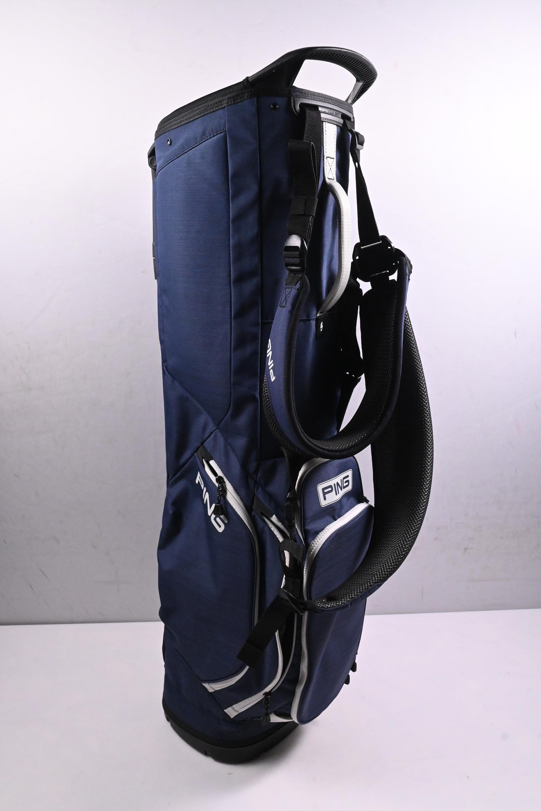 Ping HooferLite Stand Bag /4-Way Divider / Navy & Grey