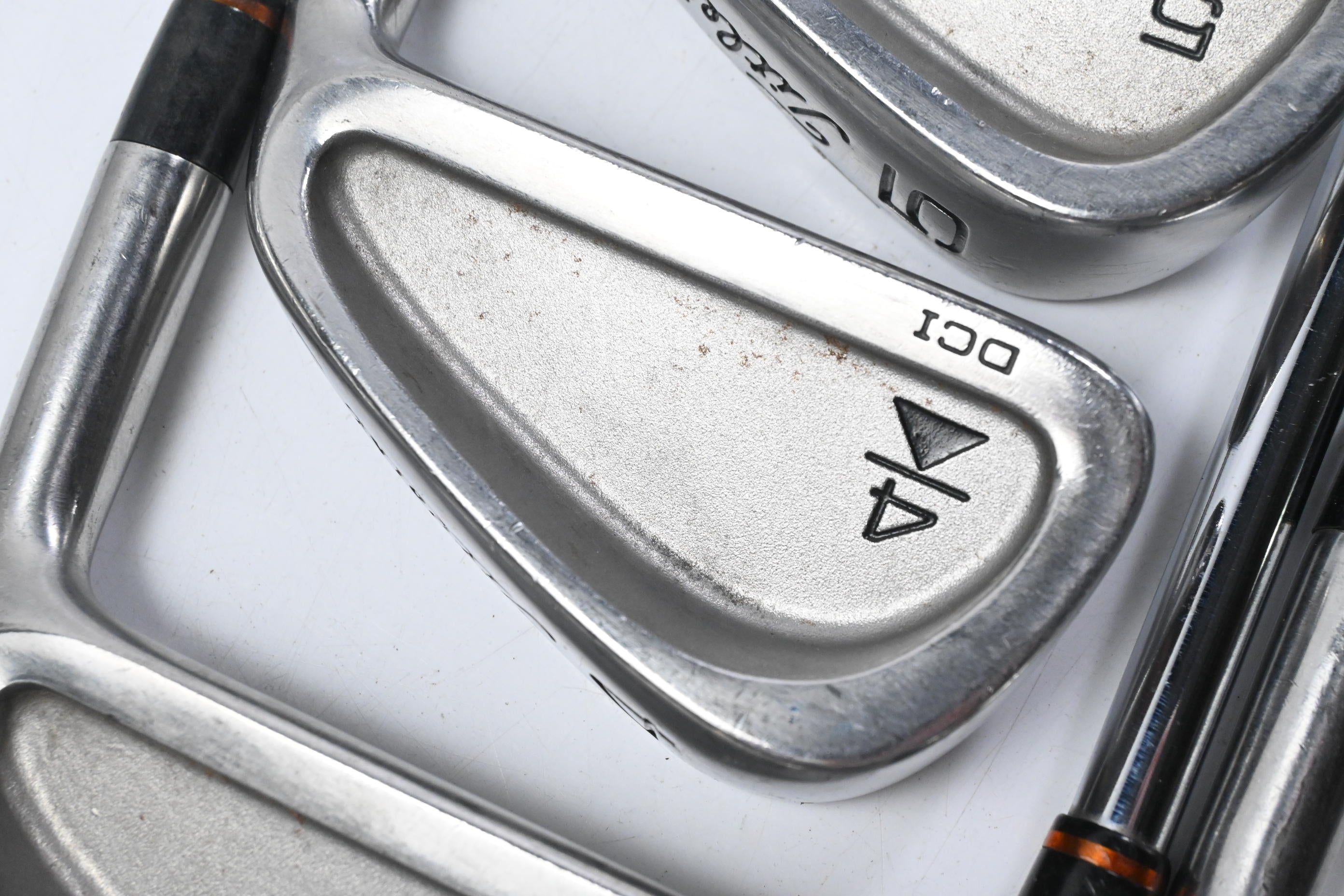 Titleist DCI Black Irons / 3-PW+SW / Stiff Flex Titleist MS-209 Shafts