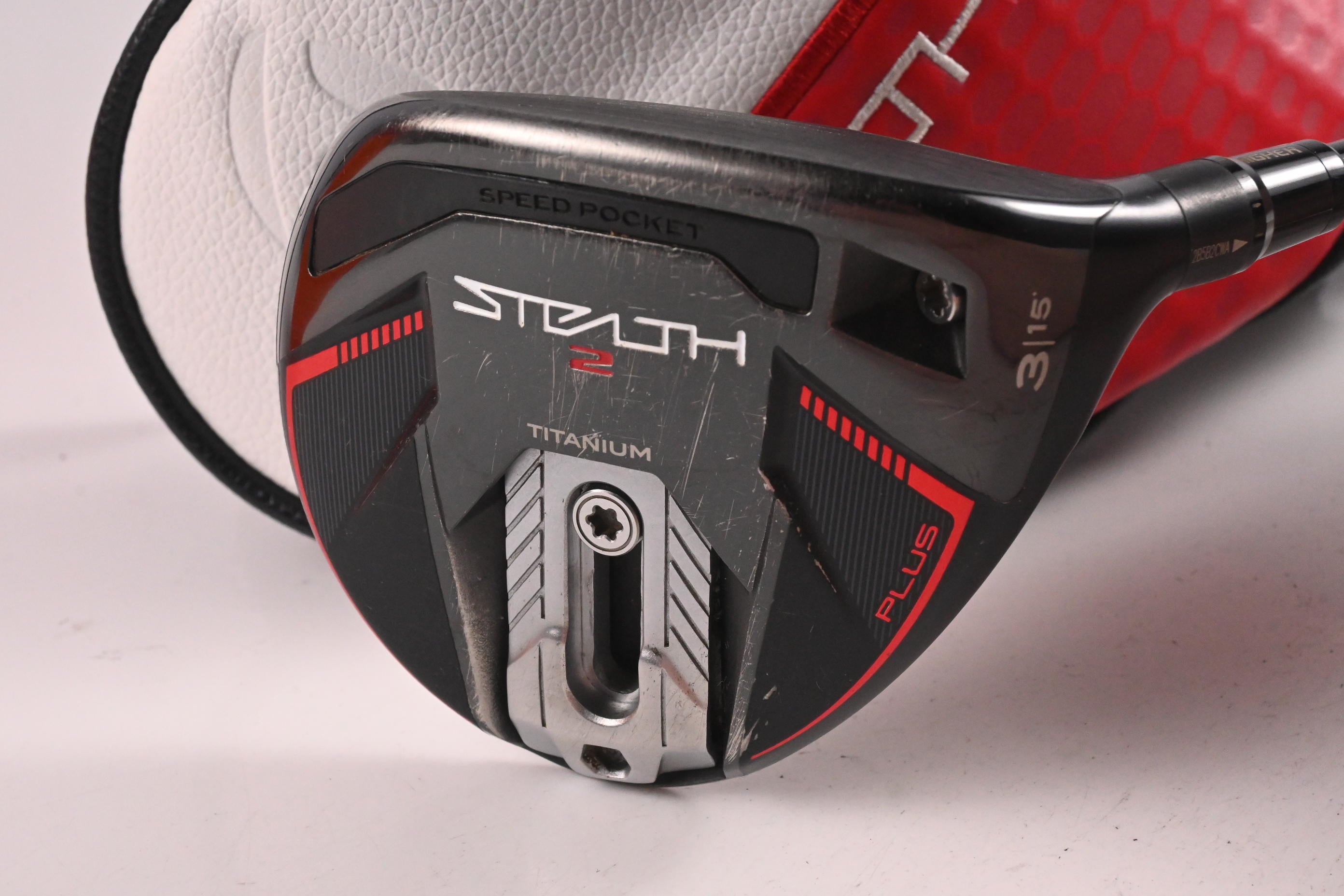 Taylormade Stealth 2 Plus #3 Wood / 15 Degree / Stiff Flex Kai`li Red 75 Shaft