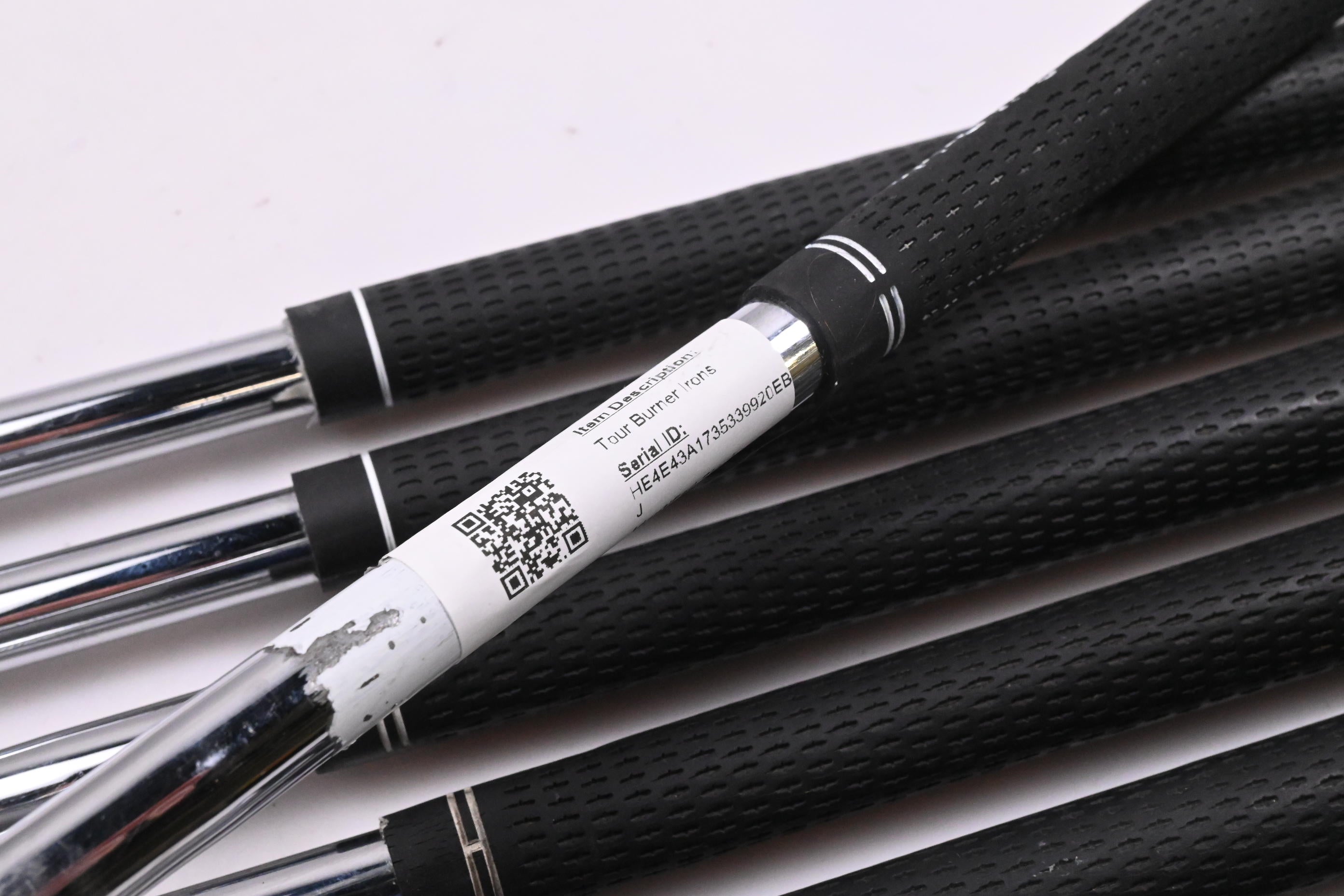 Taylormade Tour Burner Irons / 4-PW+SW / Stiff Flex Steel Shafts