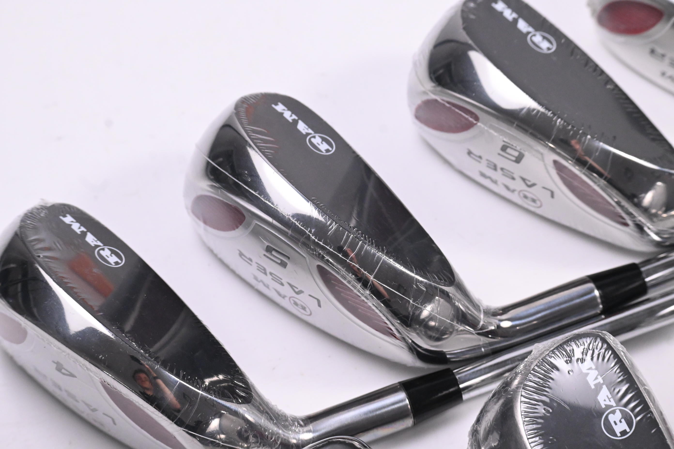 Left Hand RAM LASER Irons / 4-PW+56° / Regular Flex Ram Laser Steel Shafts