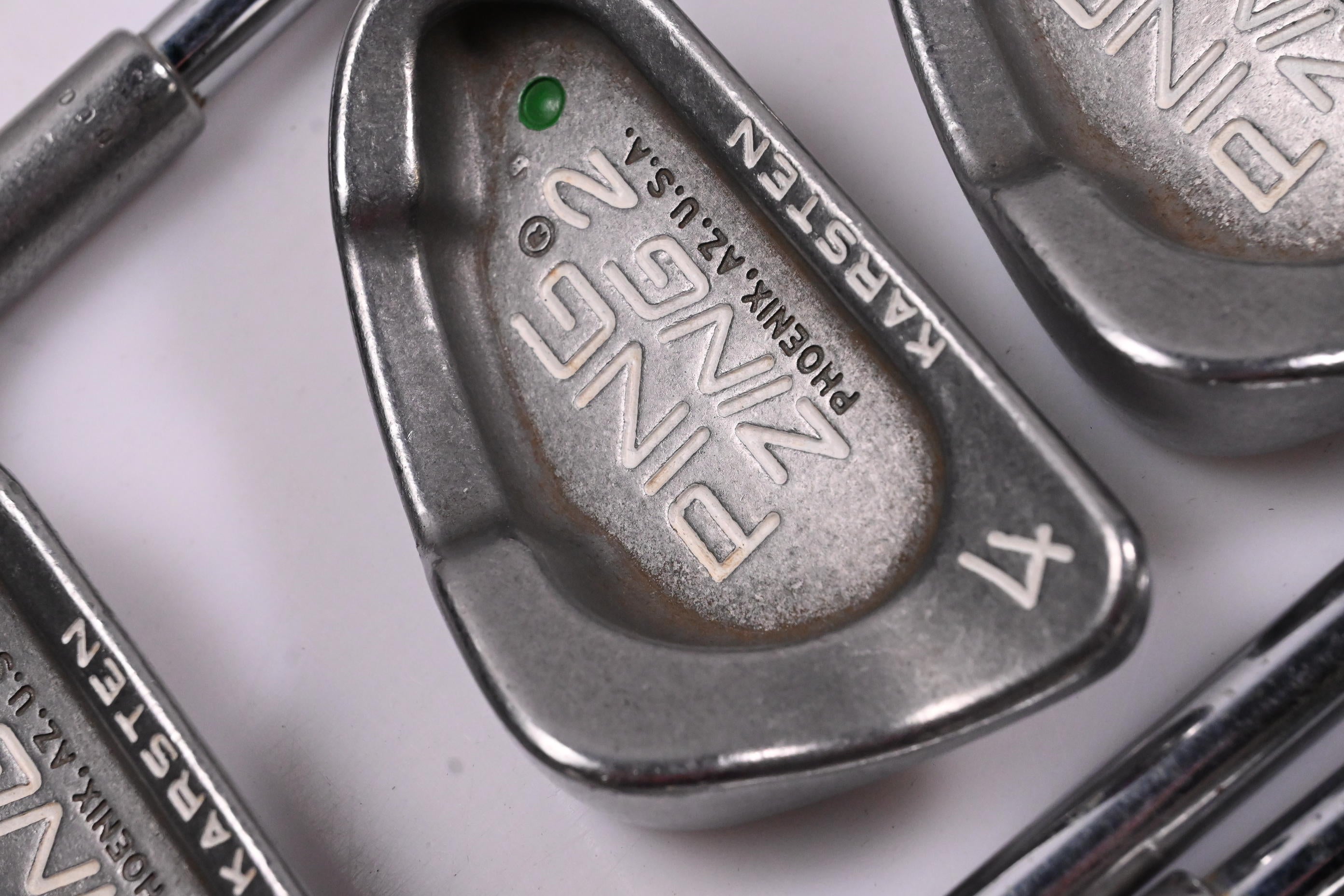 Ping Zing 2 Irons / 3-PW+SW / Green Dot / Stiff Flex Ping Karsten JZ Shafts