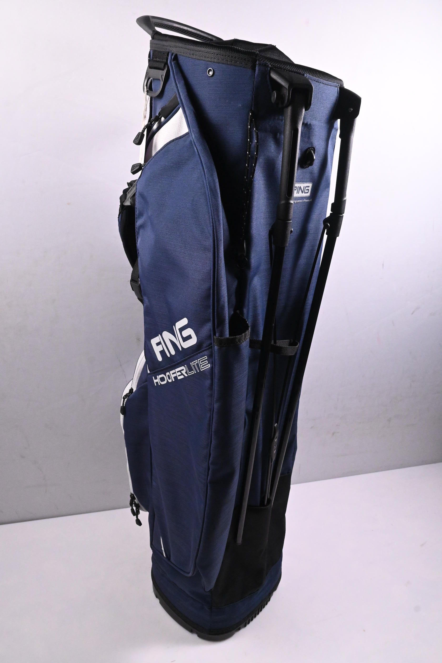 Ping HooferLite Stand Bag /4-Way Divider / Navy & Grey