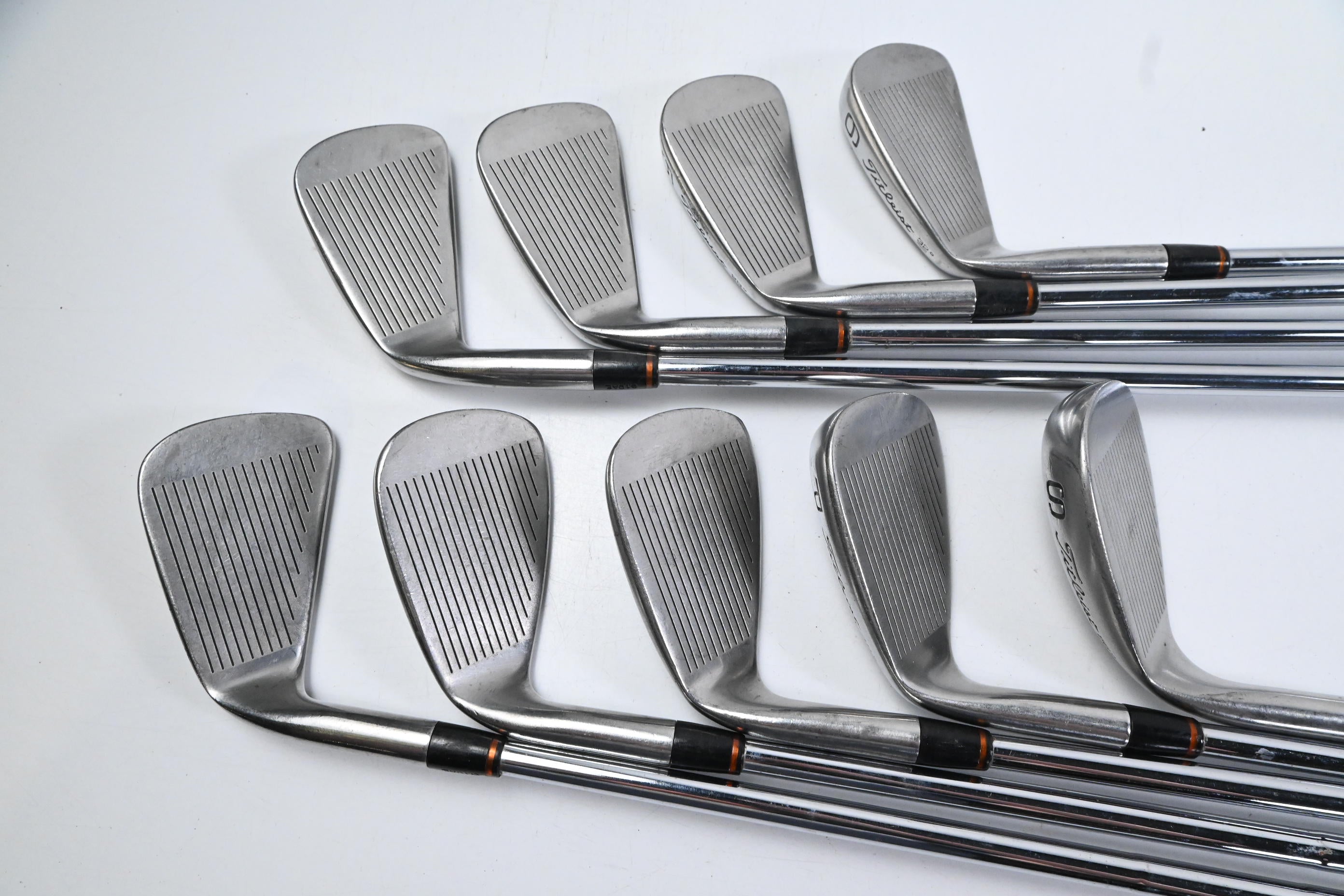Titleist DCI Black Irons / 3-PW+SW / Stiff Flex Titleist MS-209 Shafts