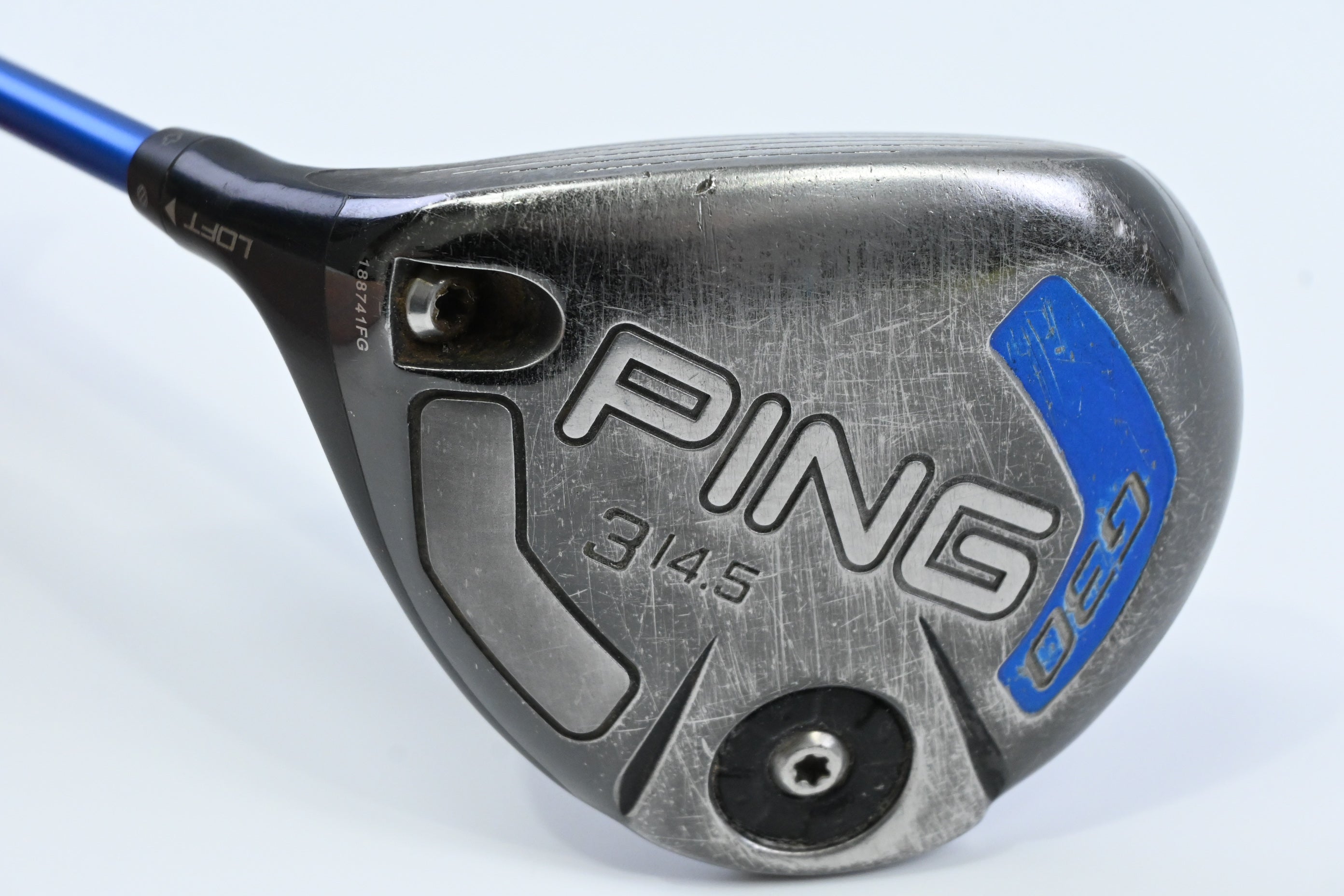 Left Hand Ping G30 #3 Wood / 14.5 Degree / Regular Flex Ping TFC 419 Shaft