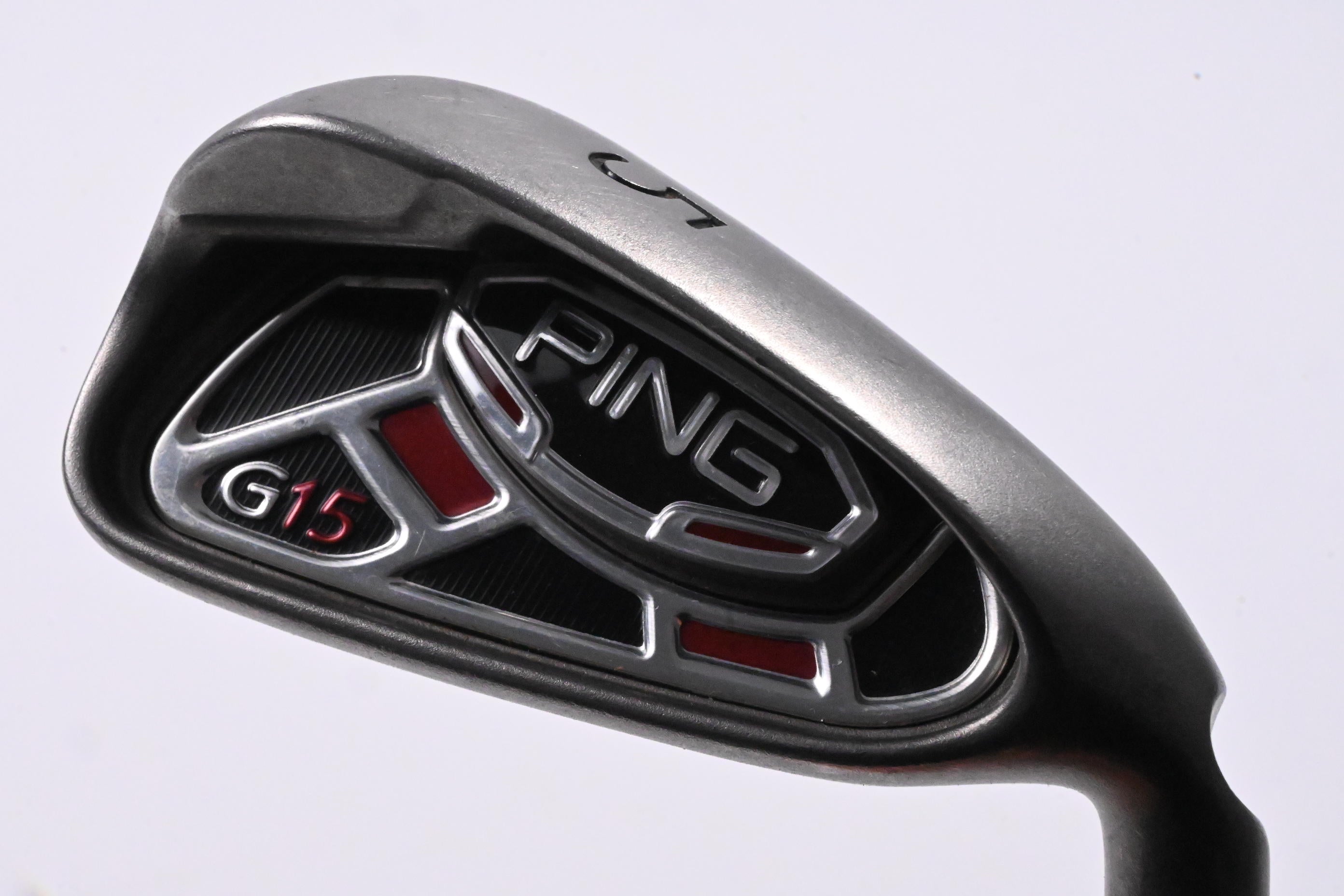 Ping G15 #5 Iron / 26 Degree / Black Dot / Regular Flex Ping AWT Shaft
