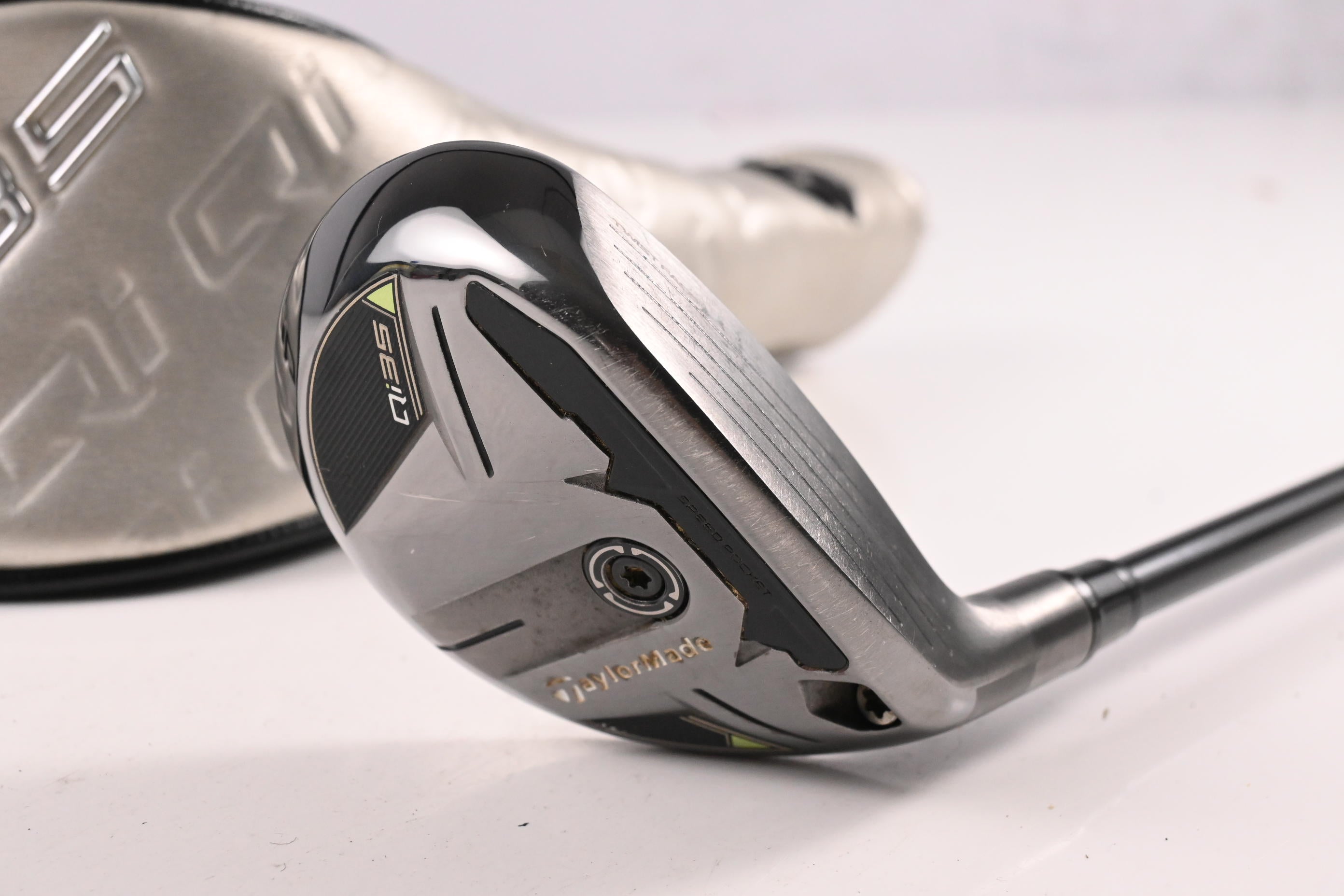 Taylormade Qi35 #4 Hybrid / 22 Degree / Regular Flex Ventus TR Blue 6 Shaft