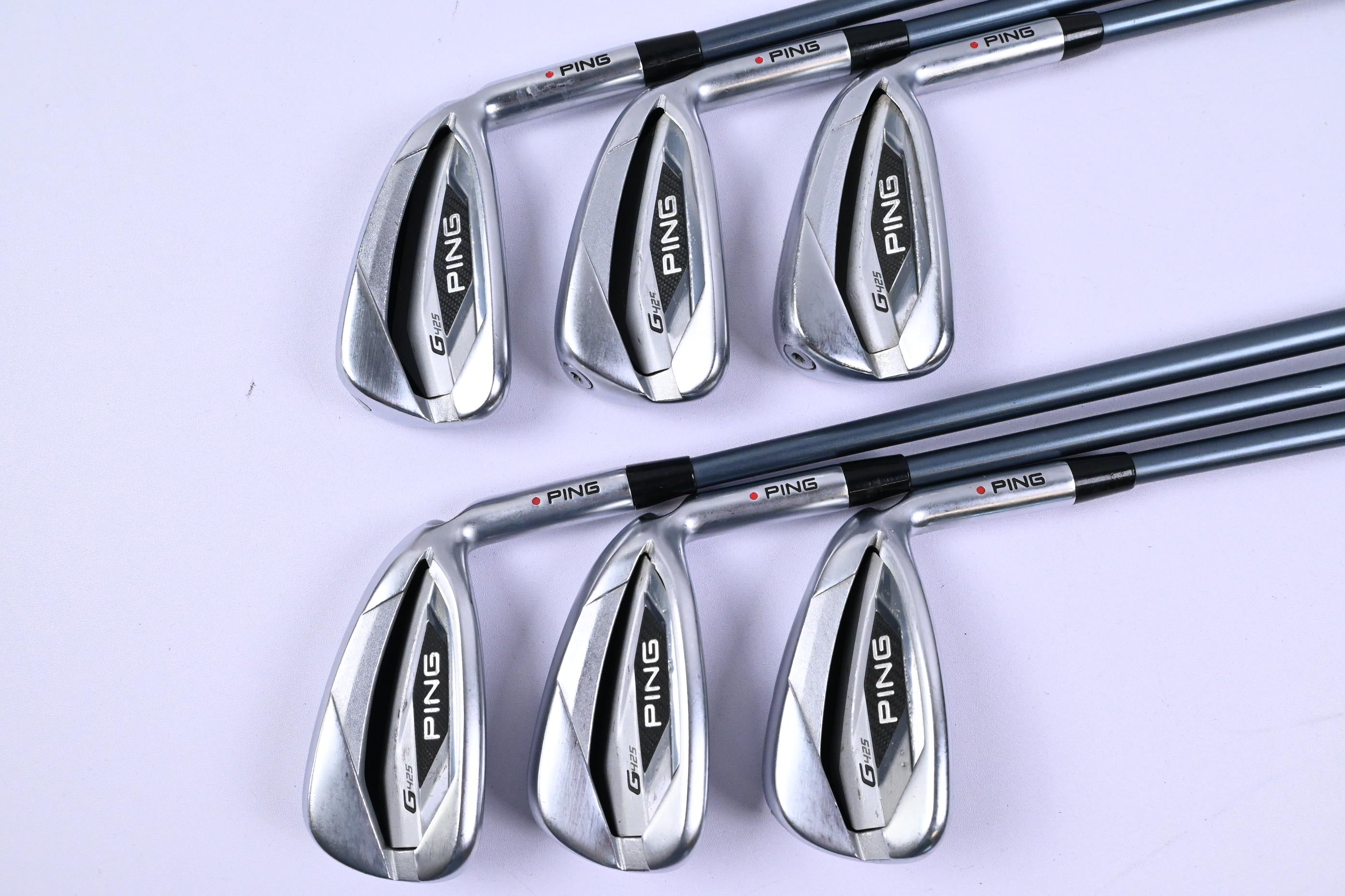 Ping G425 Irons / 5-PW / Red Dot / Senior Flex Alta CB Slate