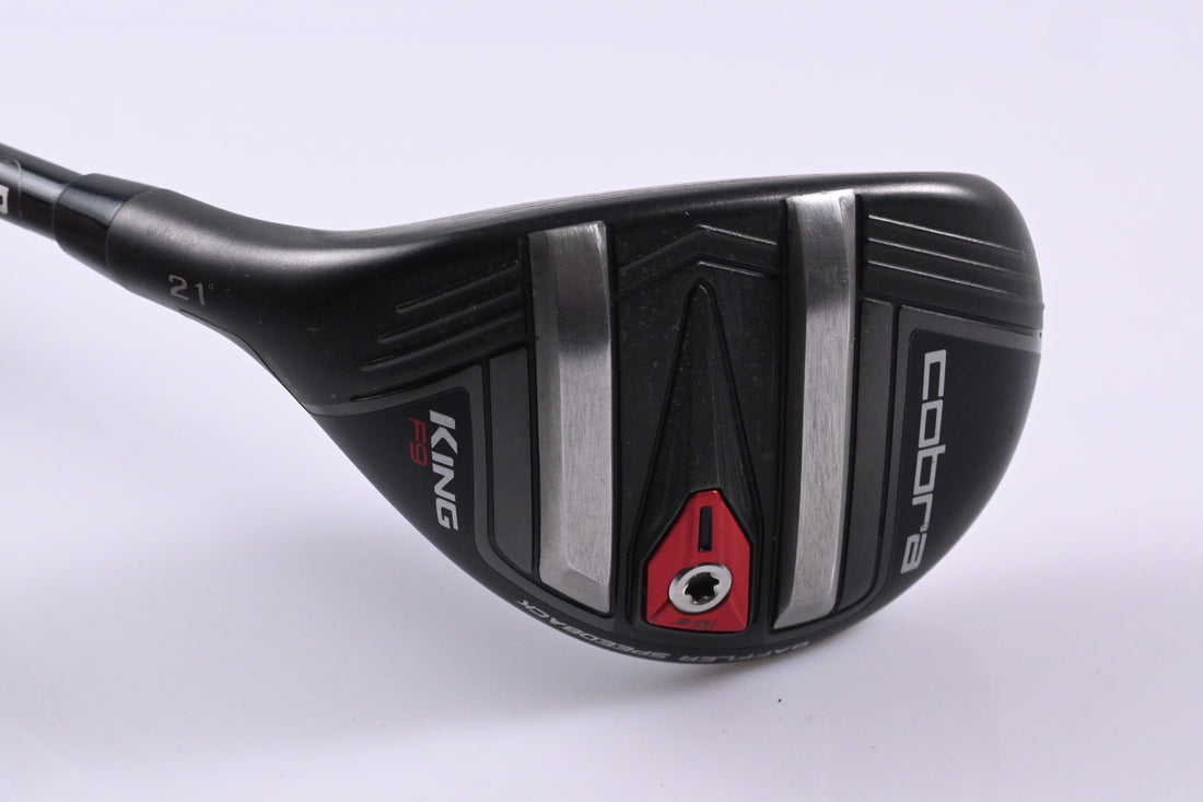 Left Hand Cobra King F9 #4 Hybrid / 21 Degree / Regular Flex Fujikura Atmos