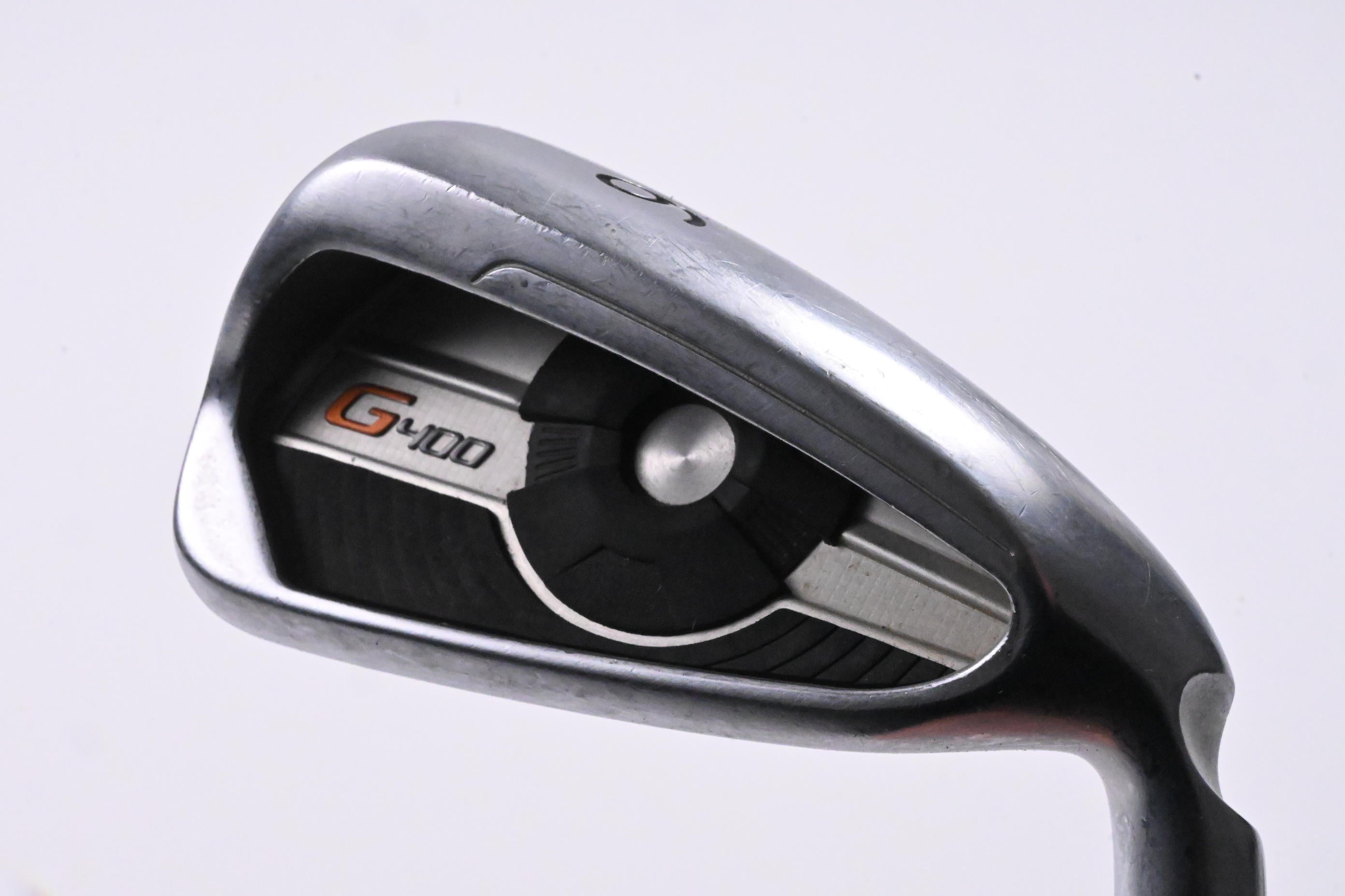 Ping G400 #6 Iron / 27 Degree / Black Dot / Stiff Flex Ping AWT 2.0 Shaft