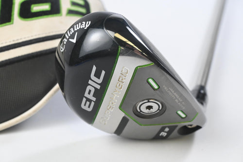 Callaway Epic Super #3 Hybrid / 18 Degree / Stiff Flex Aerotech Steelfiber 75 Shaft