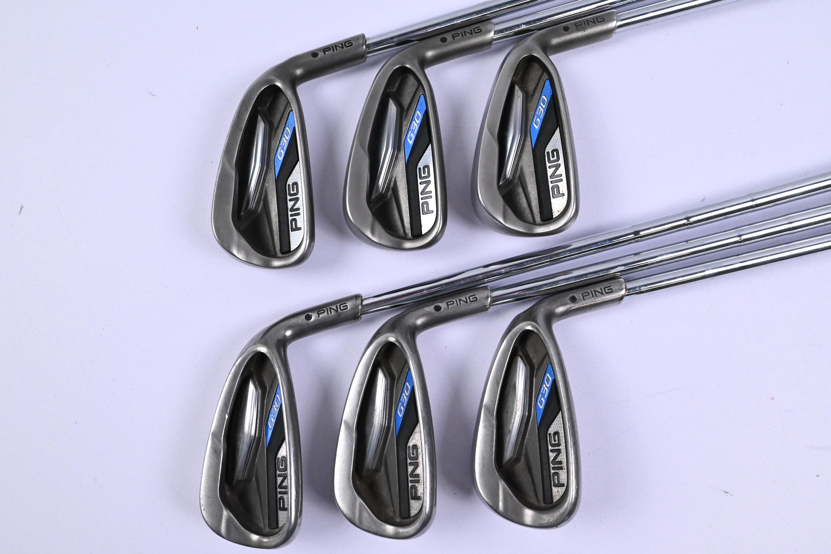 Ping G30 Irons / 5-PW / Black Dot / Stiff Flex Ping CFS Distance