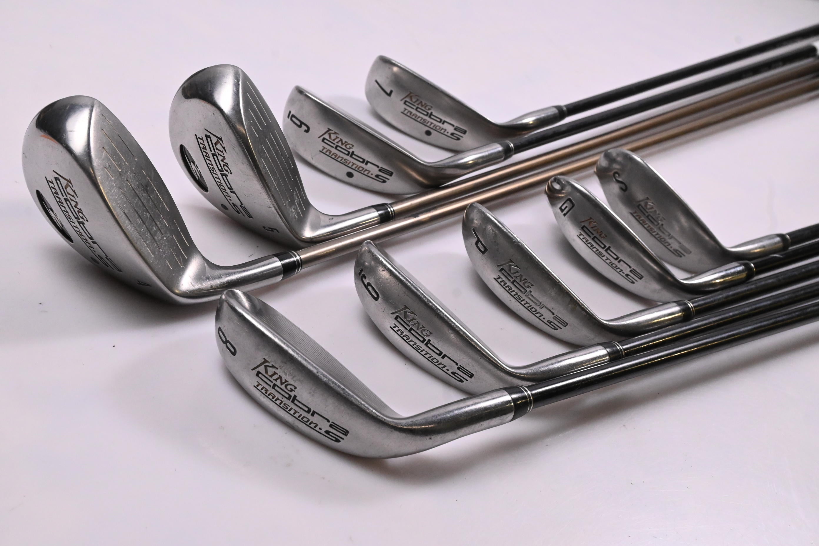 King Cobra Transition-S Irons / 4-PW+GW+SW / Regular Flex Aldila NV 65 Shafts