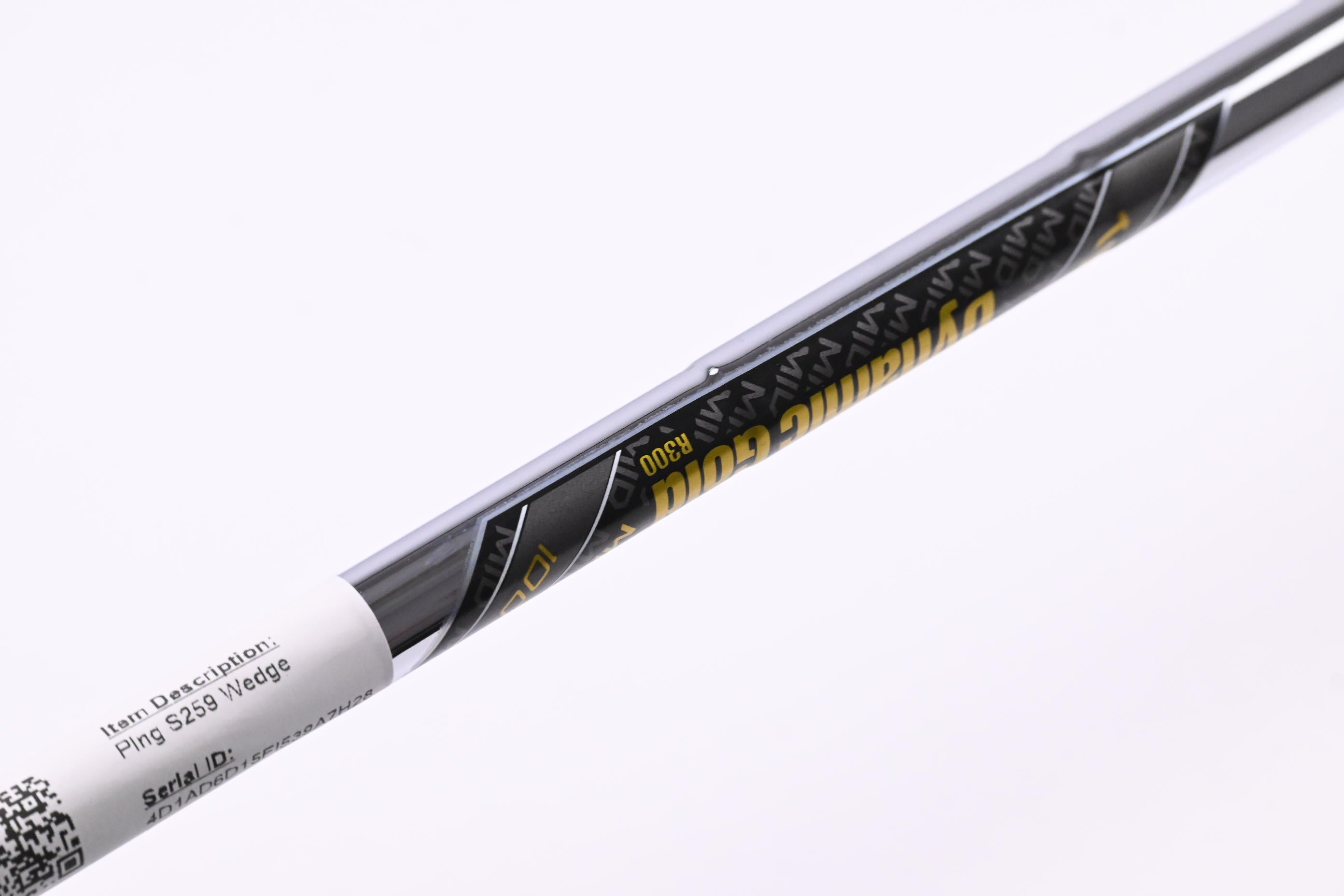 Ping S259 Lob Wedge / 58 Degree / White Dot / Regular Flex Dynamic Gold 100 R300
