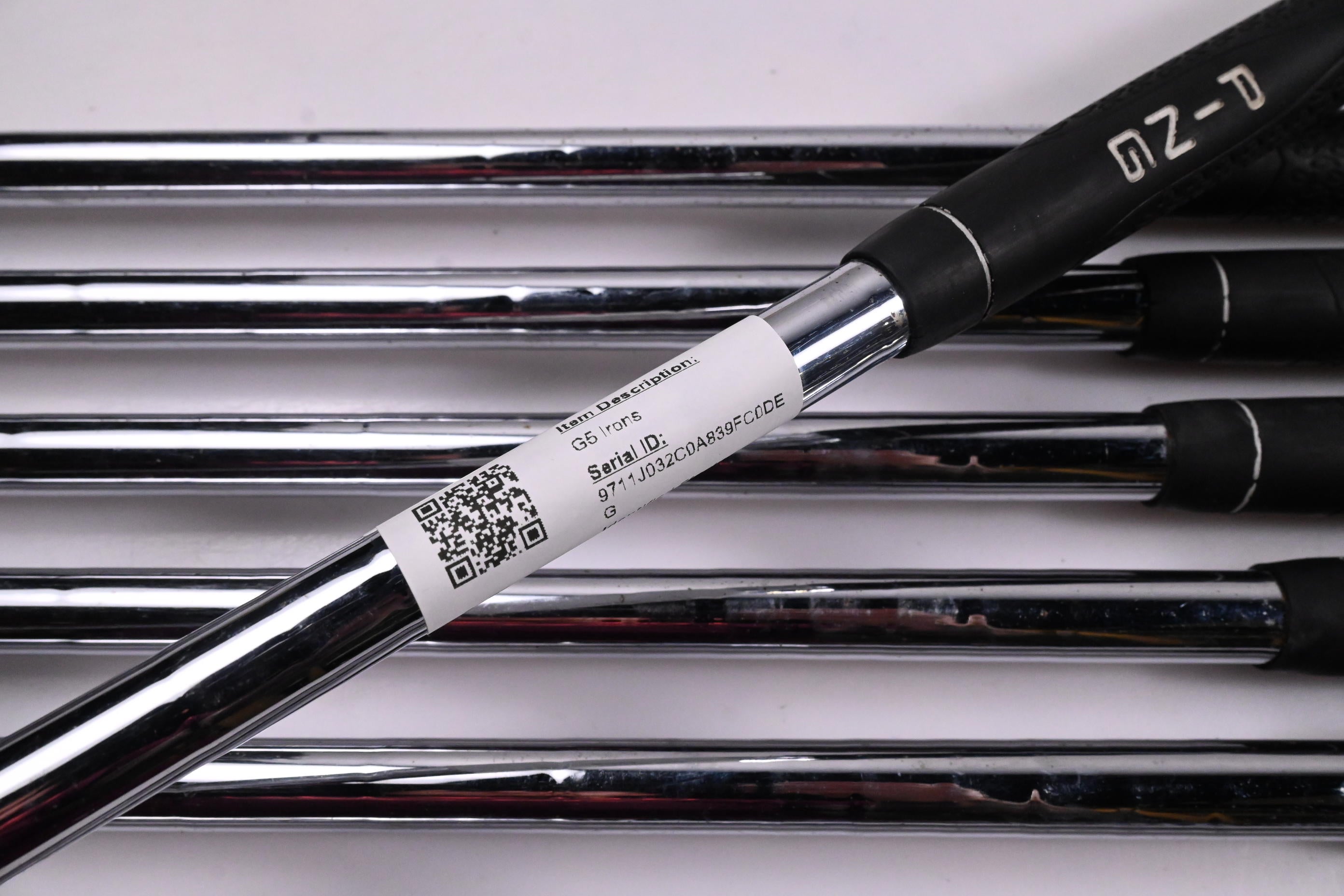 Ping G5 Irons / 3-PW / White Dot / Stiff Flex Steel Shafts