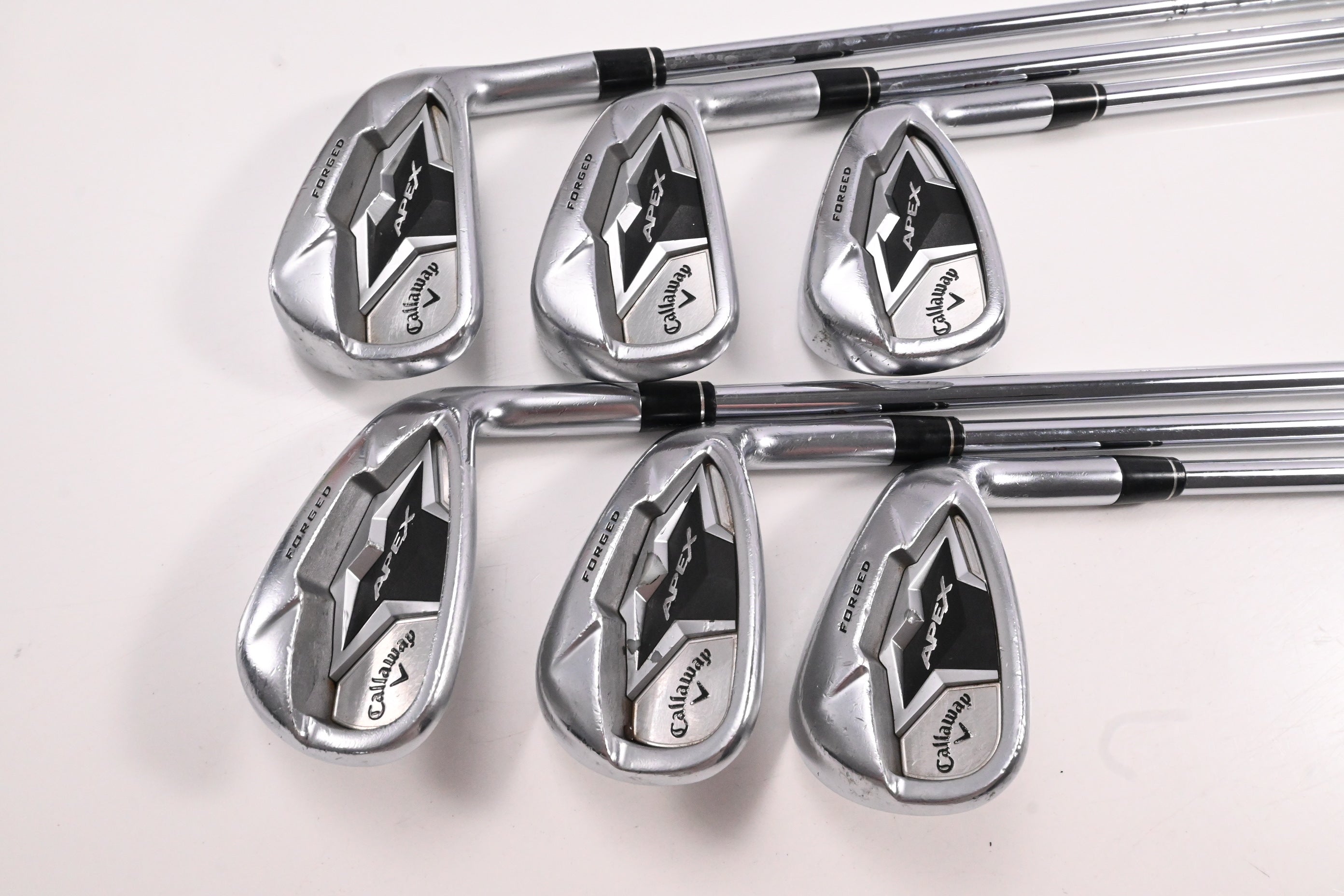Callaway Apex 19 Irons / 6-PW+AW / Stiff Flex XP 95 S300 Shafts