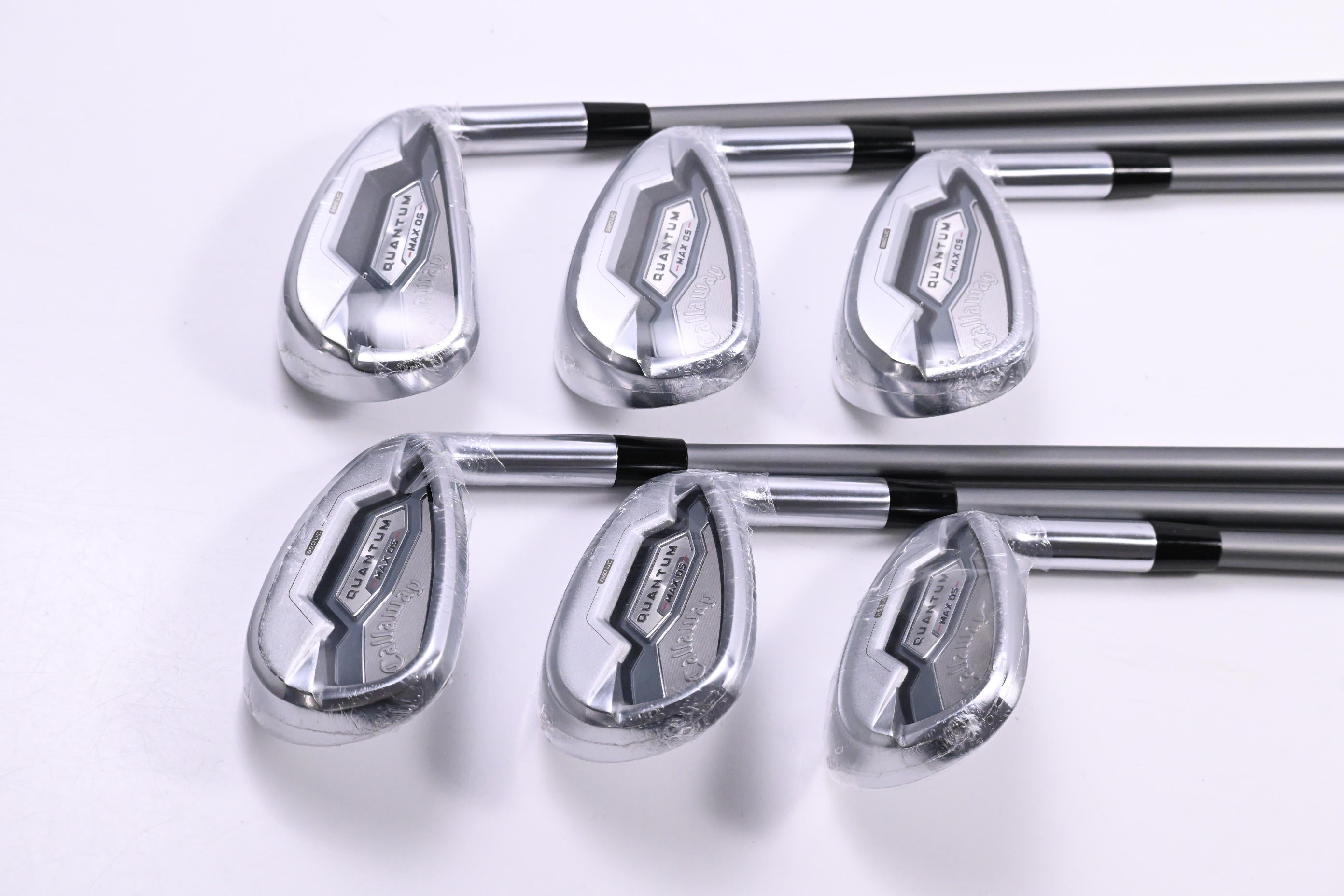 Callaway Quantum Max OS Irons / 7-PW+GW+SW / Regular Flex Denali Silver 60
