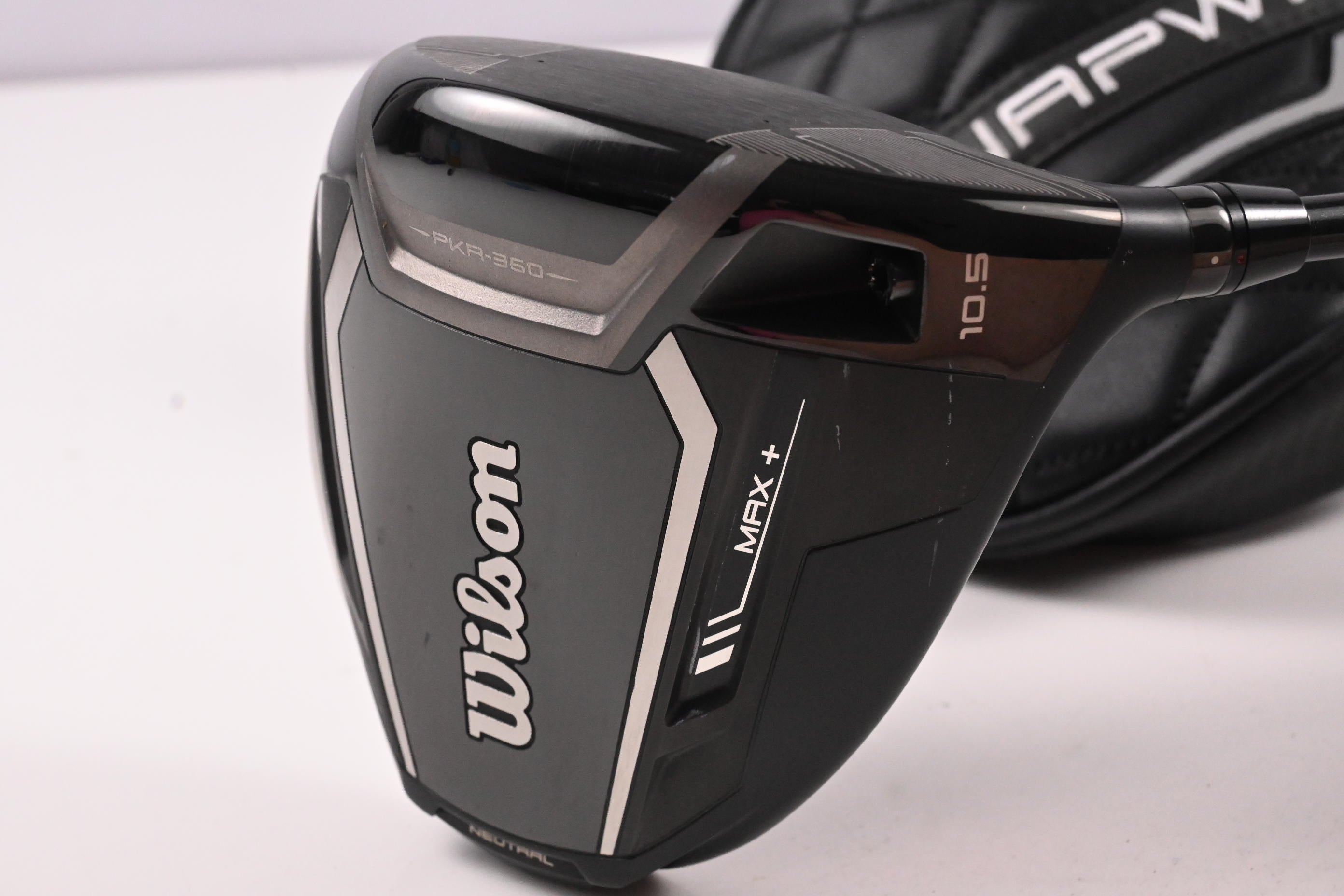 Wilson DYNAPWR Max+ Driver / 10.5 Degree / Stiff Flex Denali Black 60 Shaft