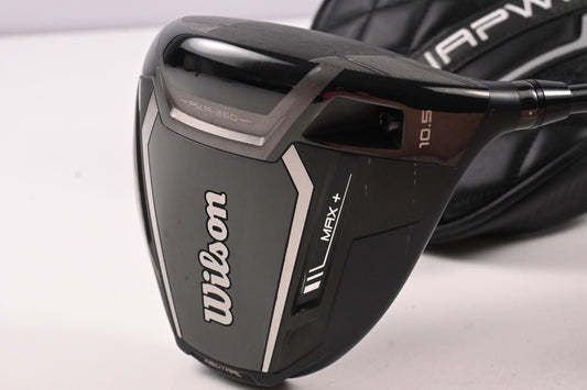 Wilson DYNAPWR Max+ Driver / 10.5 Degree / Stiff Flex Denali Black 60 Shaft