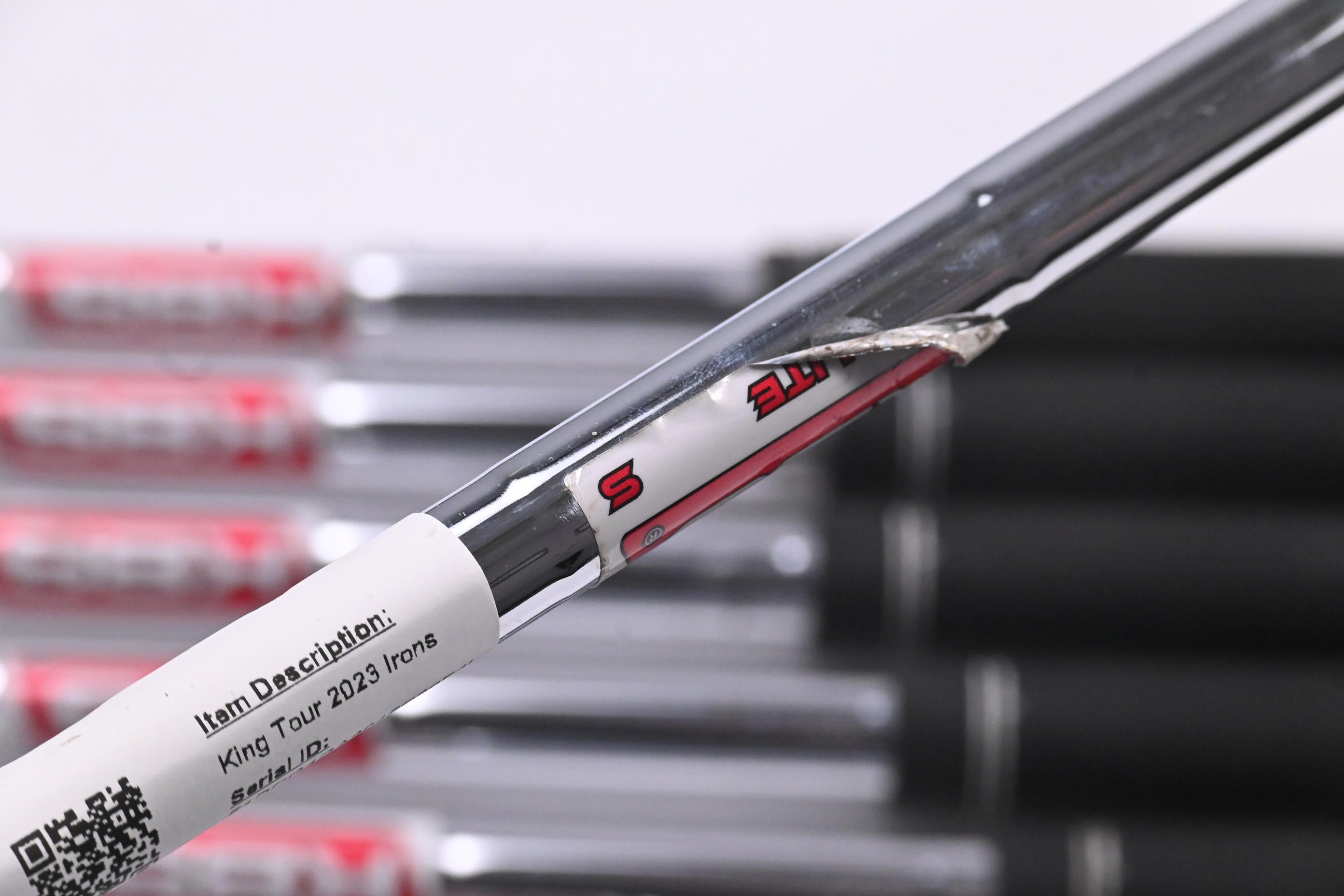 Cobra King Tour Raw 2023 Irons / 4-PW+GW / Stiff Flex KBS Tour Lite Shafts