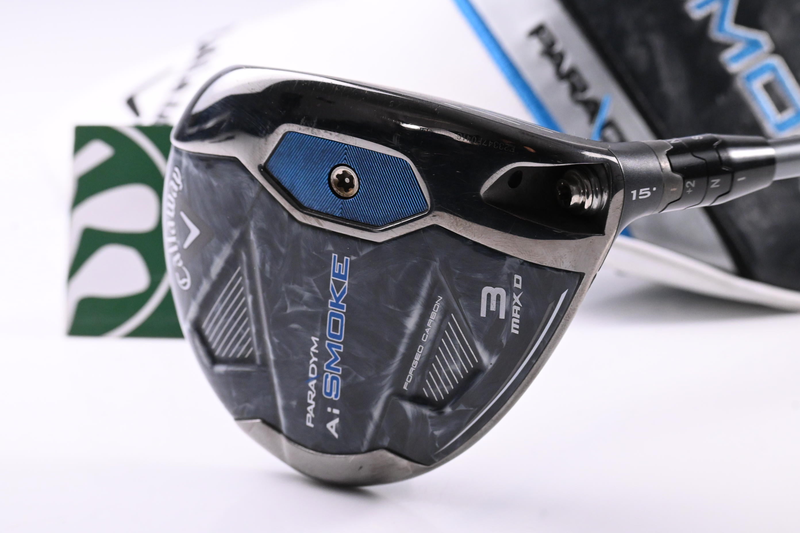 Callaway Paradym Ai Smoke Max #3 Wood / 15 Degree / Regular Flex HZRDUS Silver