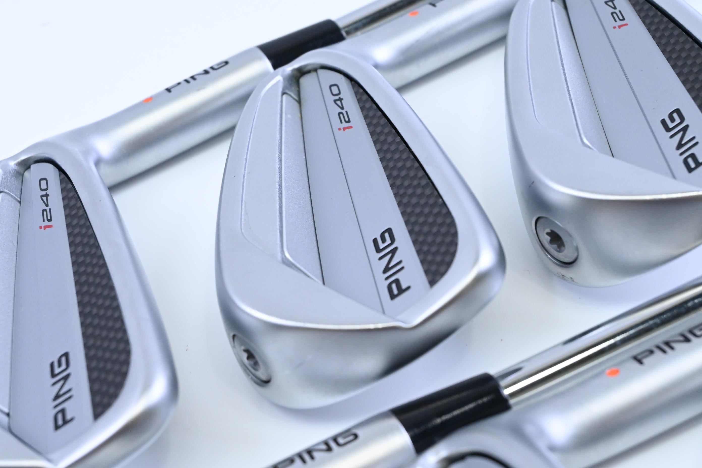 Ping I240 Irons / 5-PW / Orange Dot / Regular Flex KBS Tour 110 Shafts