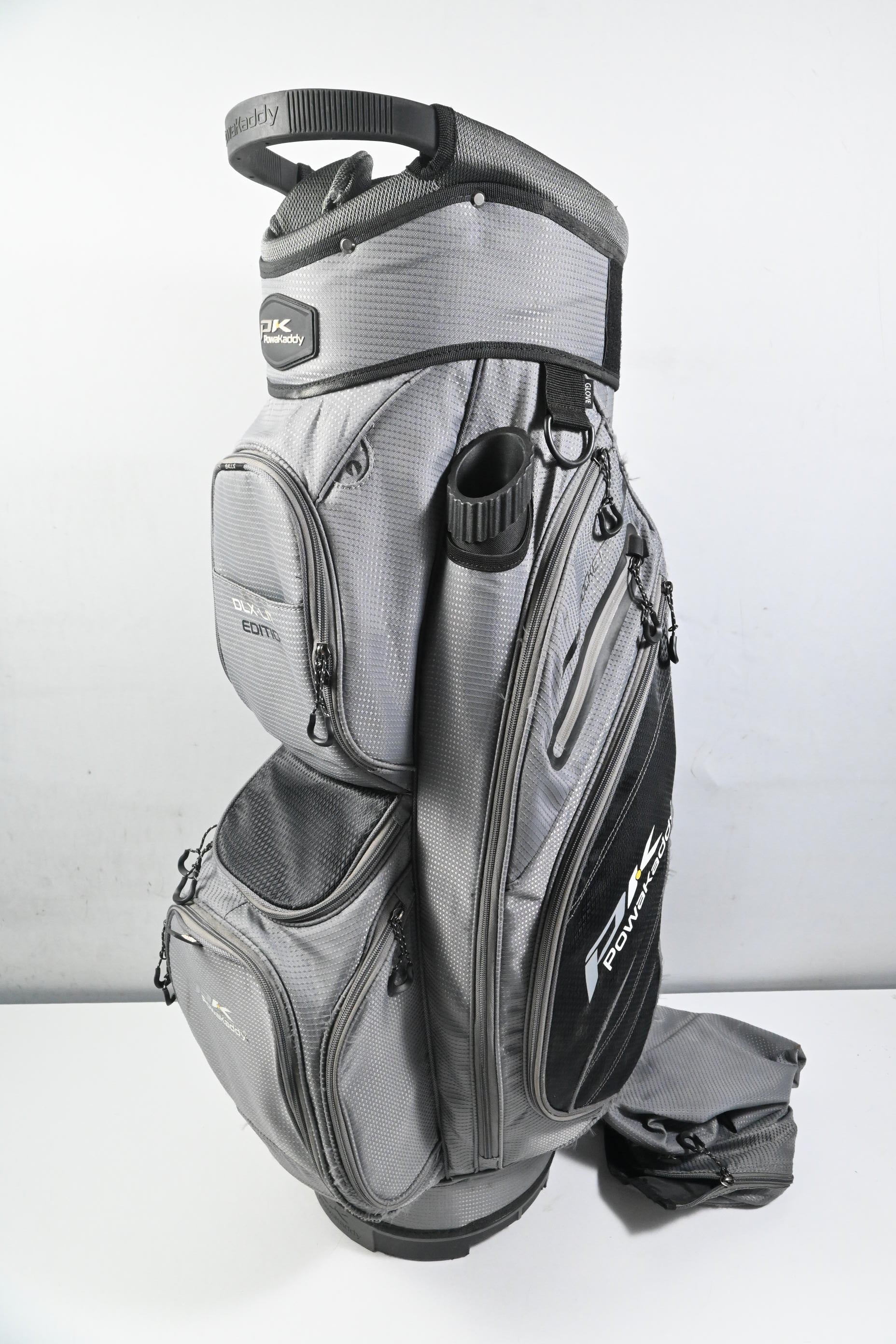 Powakaddy DLX Lite Edition Cart Bag / 14-Way Divider / Grey
