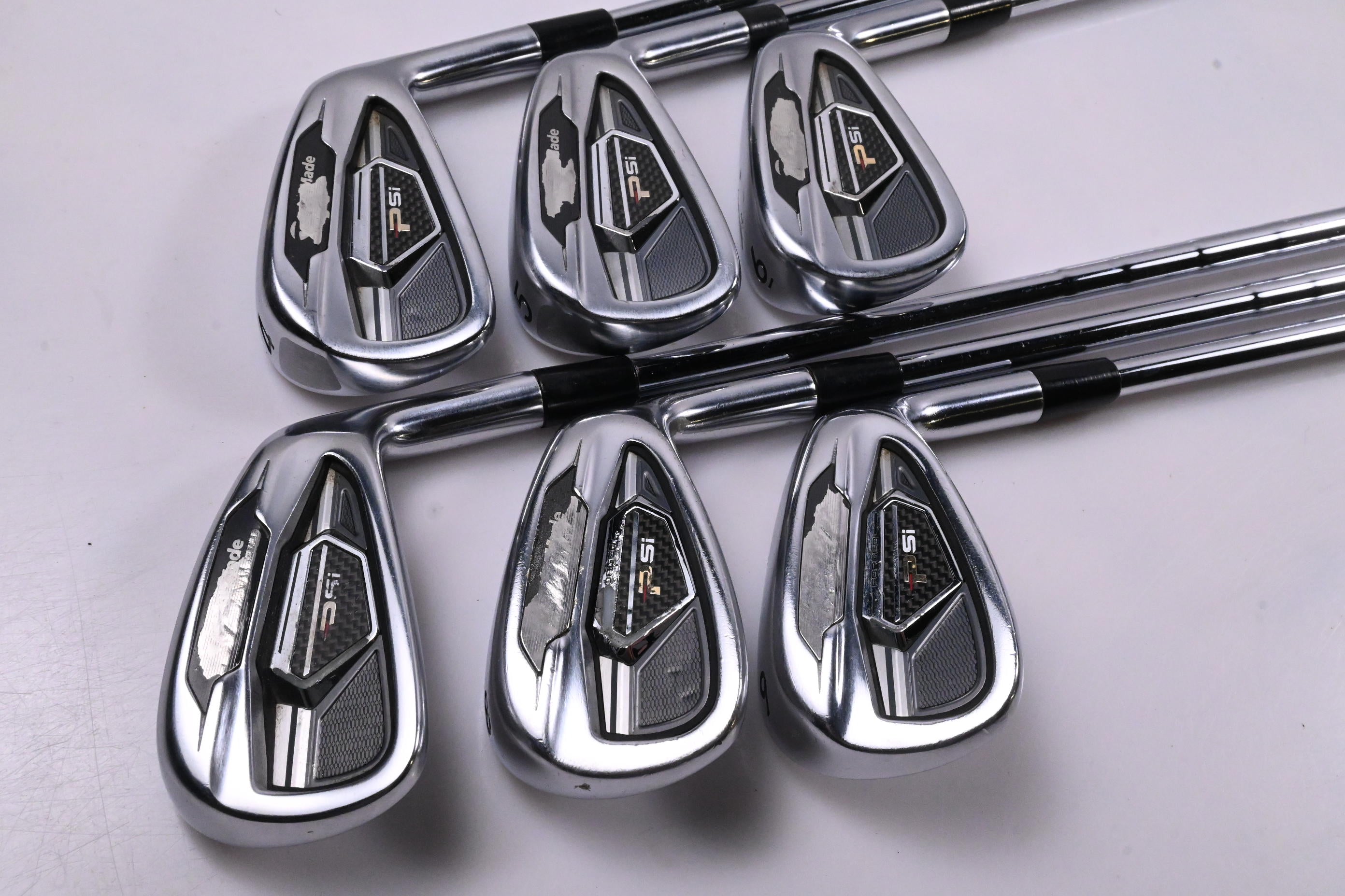 Taylormade PSi Irons / 4-9i / Stiff Flex KBS Tour Shafts